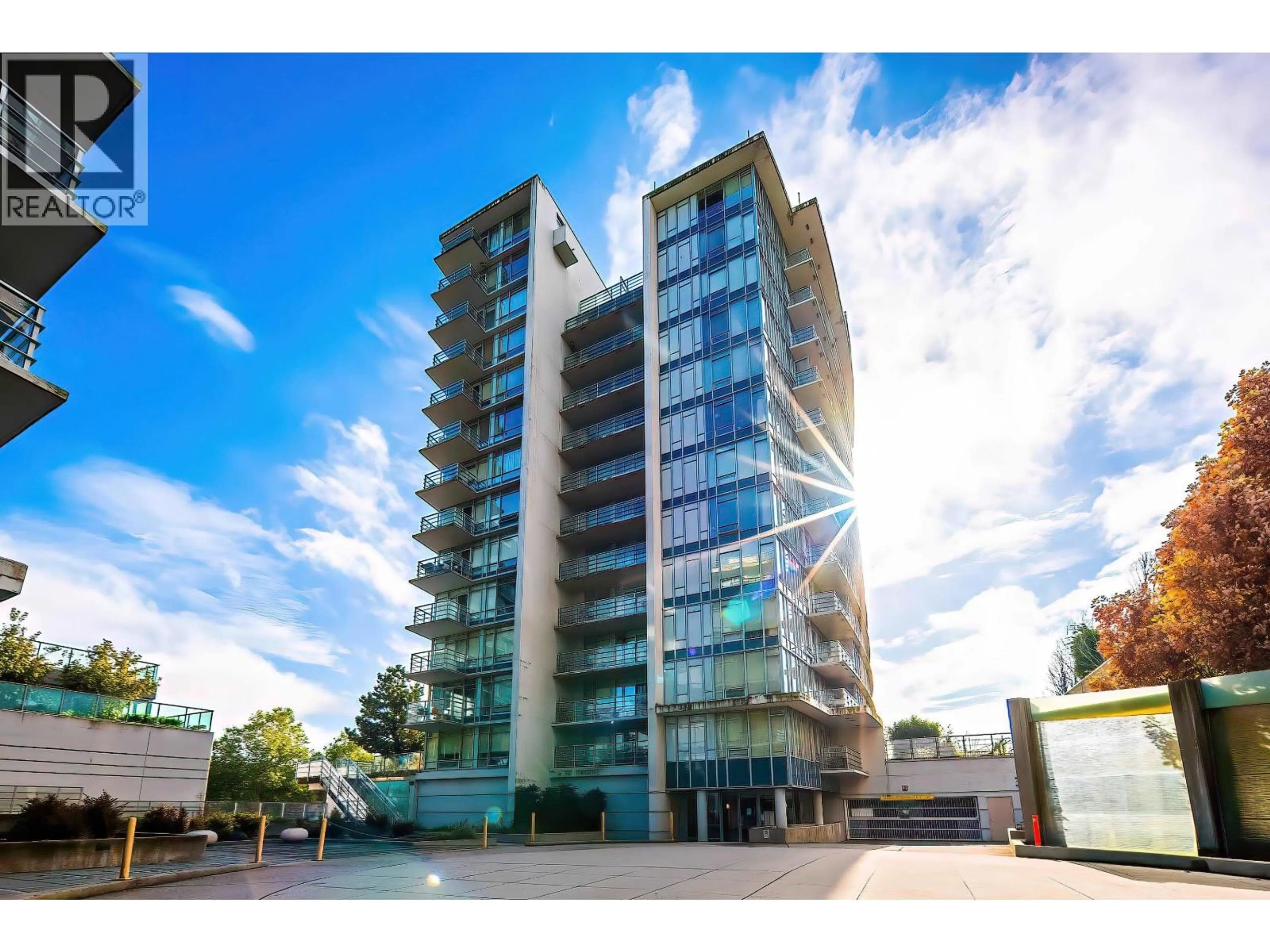 A pic from outside/outdoor area/front of a property/back of a property/a pic from drone, building for 1101 - 8288 LANSDOWNE ROAD, Richmond British Columbia V6X0B2