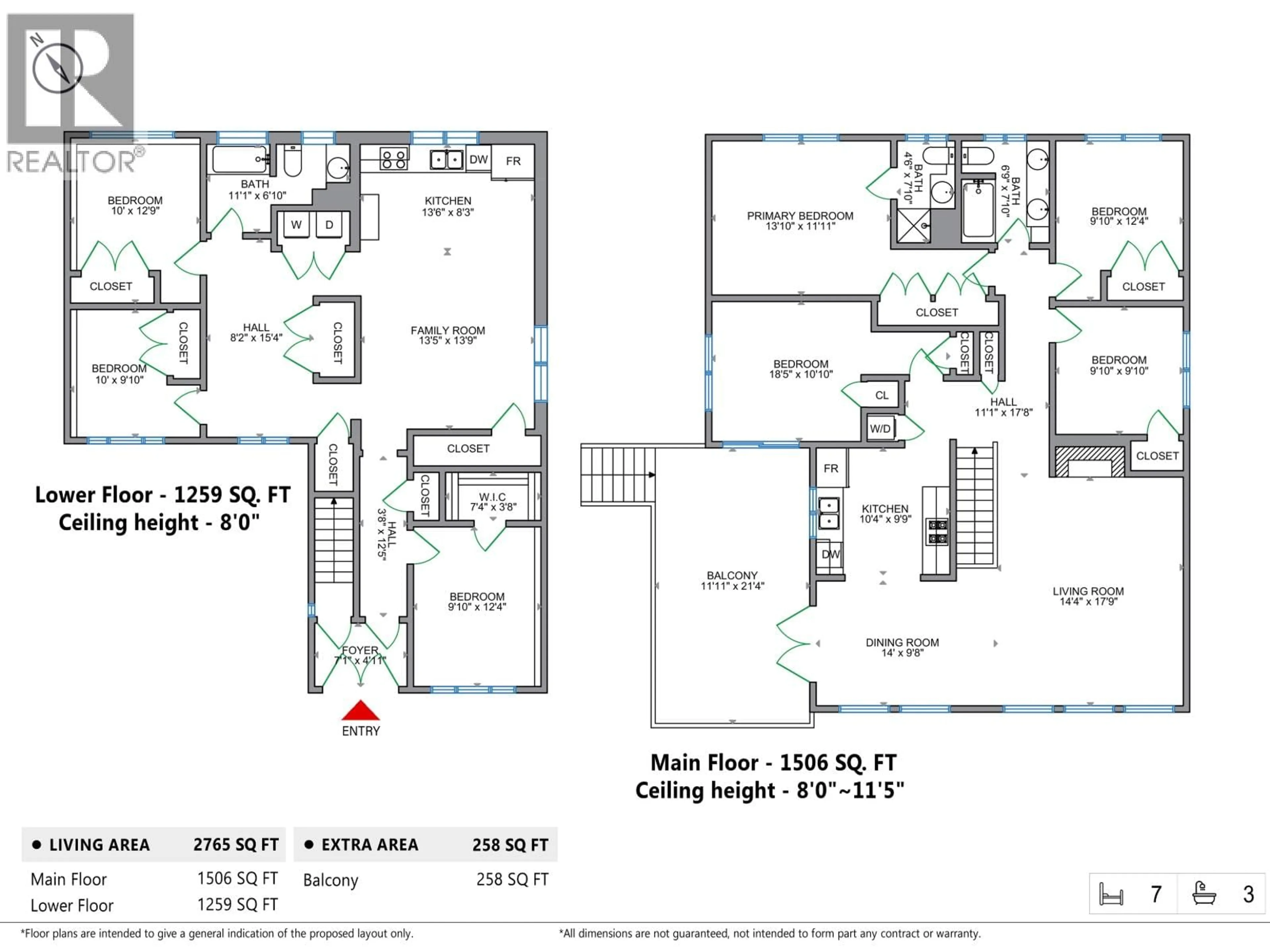Floor plan for 7 BIGNALL BAY, Port Moody British Columbia V3H3N5