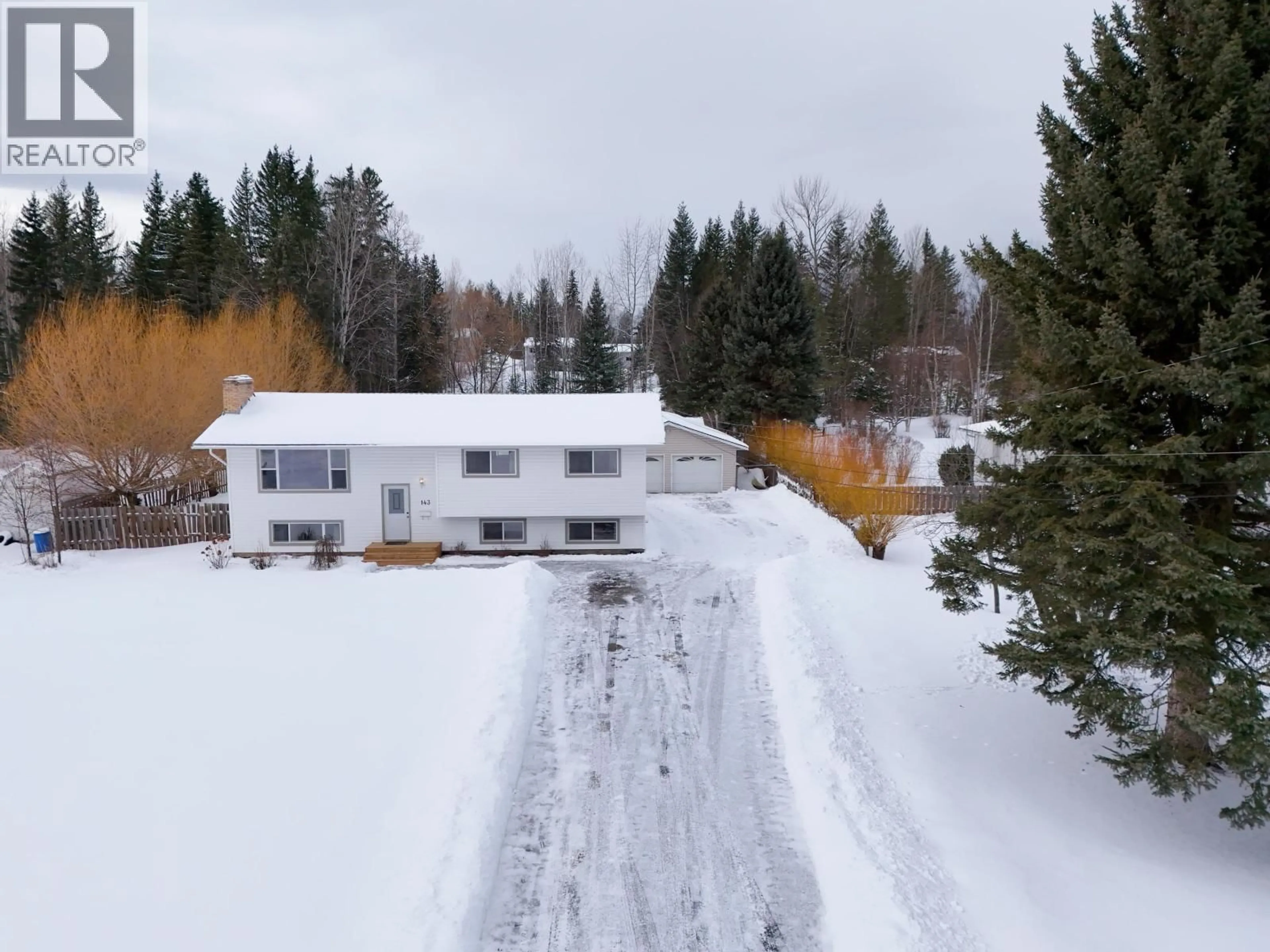 A pic from outside/outdoor area/front of a property/back of a property/a pic from drone, unknown for 143 BREARS ROAD, Quesnel British Columbia V2J4G3