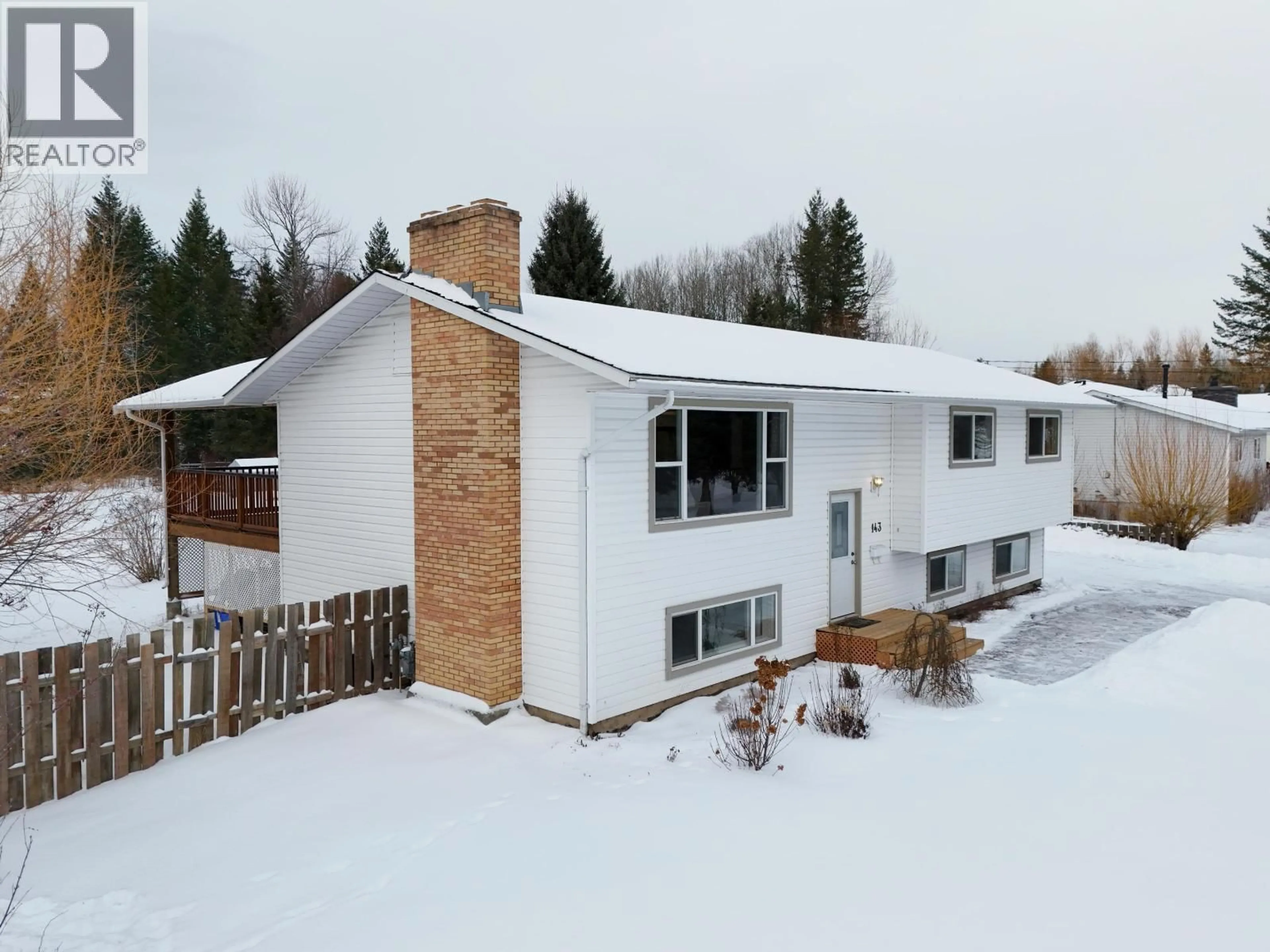 A pic from outside/outdoor area/front of a property/back of a property/a pic from drone, building for 143 BREARS ROAD, Quesnel British Columbia V2J4G3