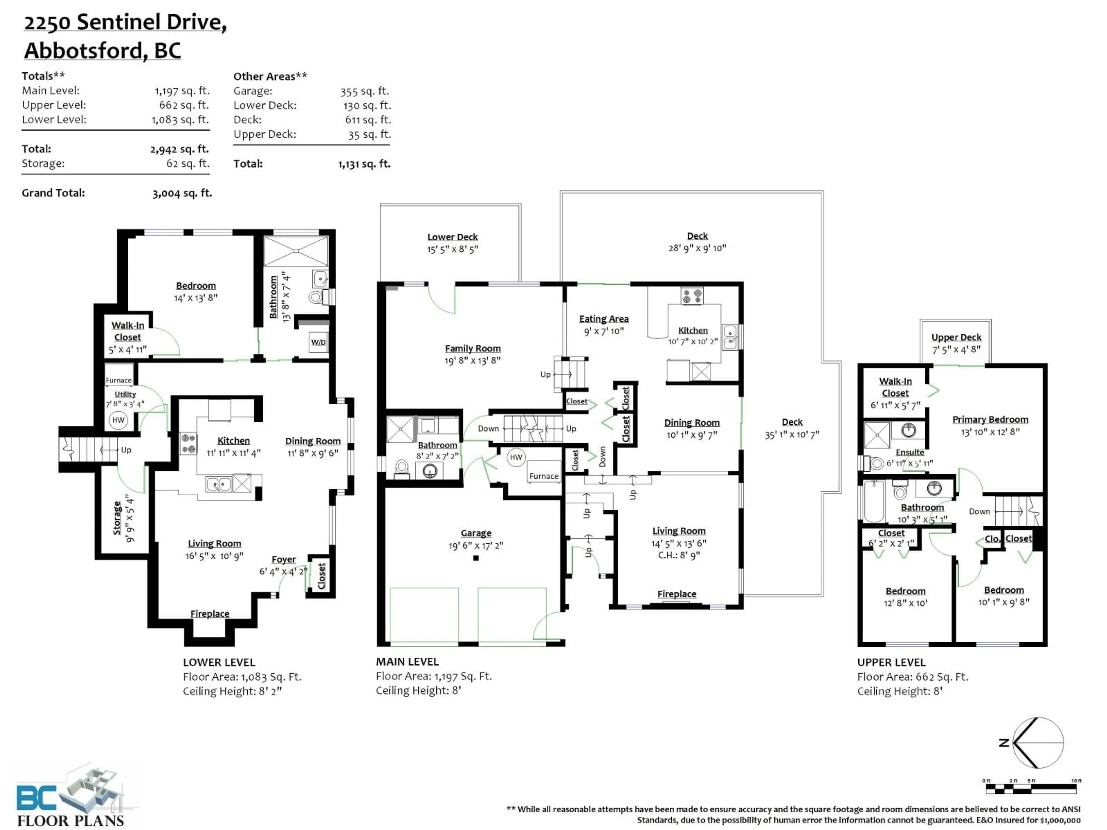 Floor plan for 2250 SENTINEL DRIVE, Abbotsford British Columbia V2S5E5