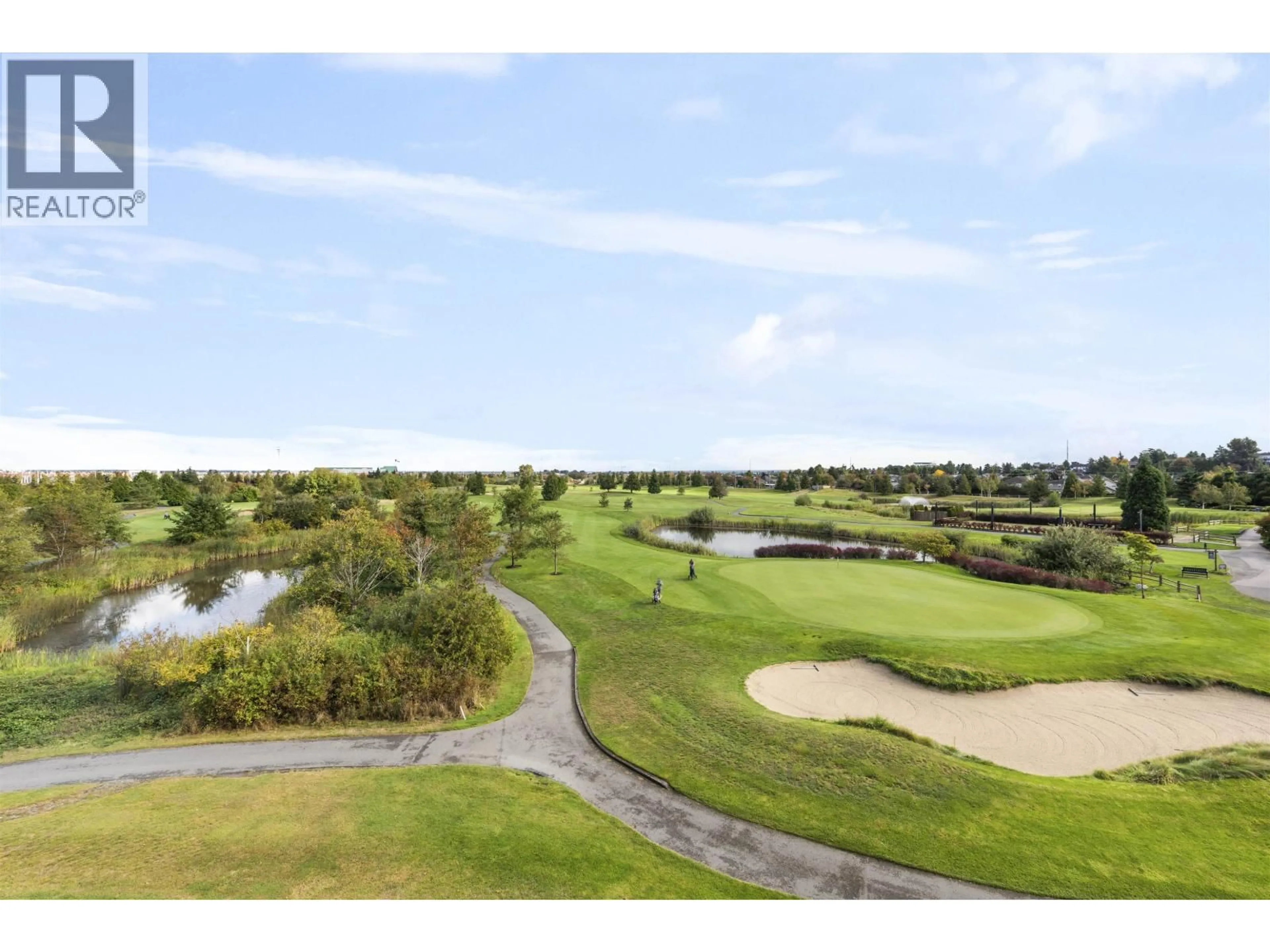 A pic from outside/outdoor area/front of a property/back of a property/a pic from drone, water/lake/river/ocean view for 307 - 5099 SPRINGS BOULEVARD, Delta British Columbia V4M0A2