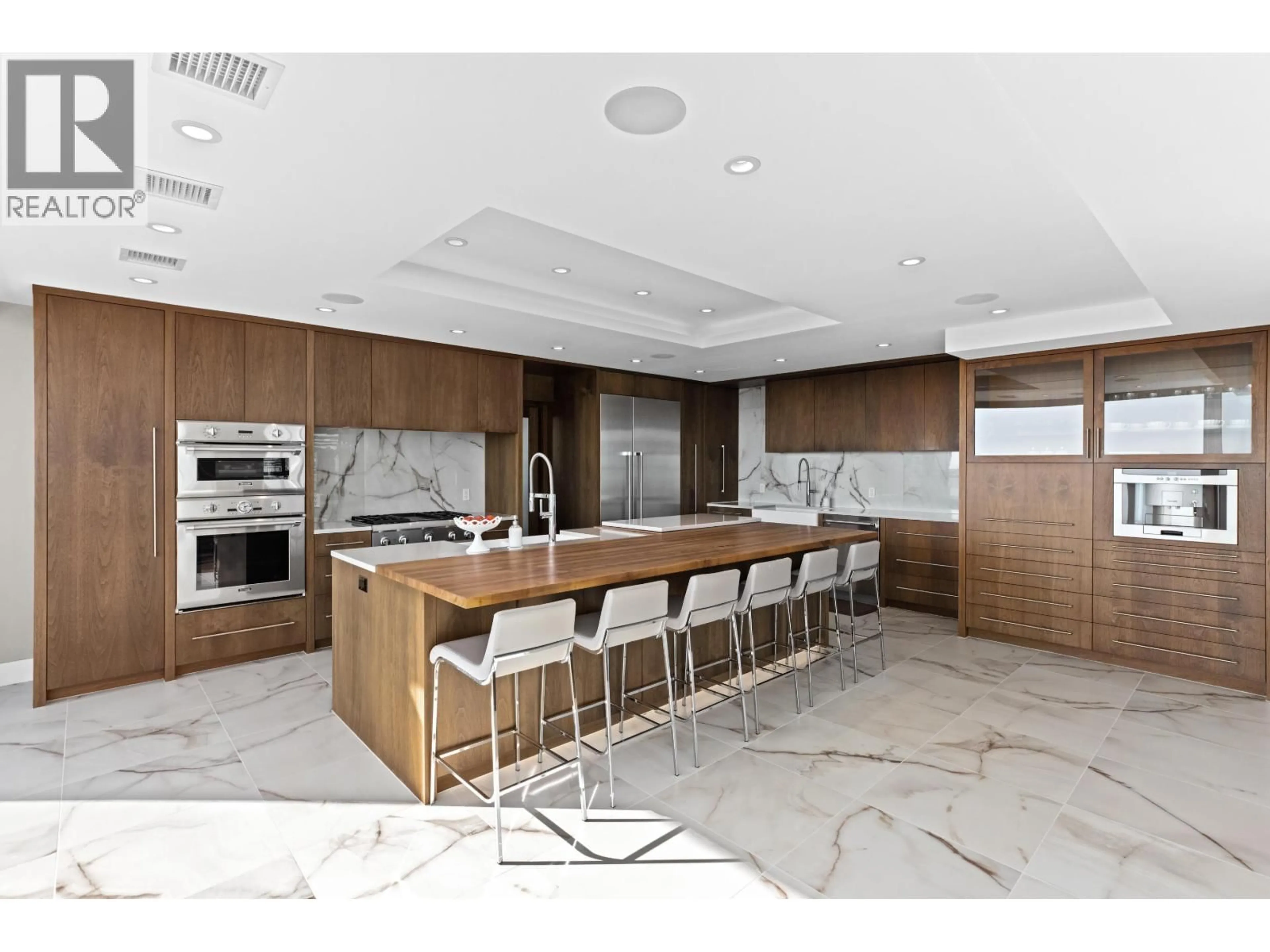 Contemporary kitchen, ceramic/tile floor for 3101 - 717 JERVIS STREET, Vancouver British Columbia V6E4L5