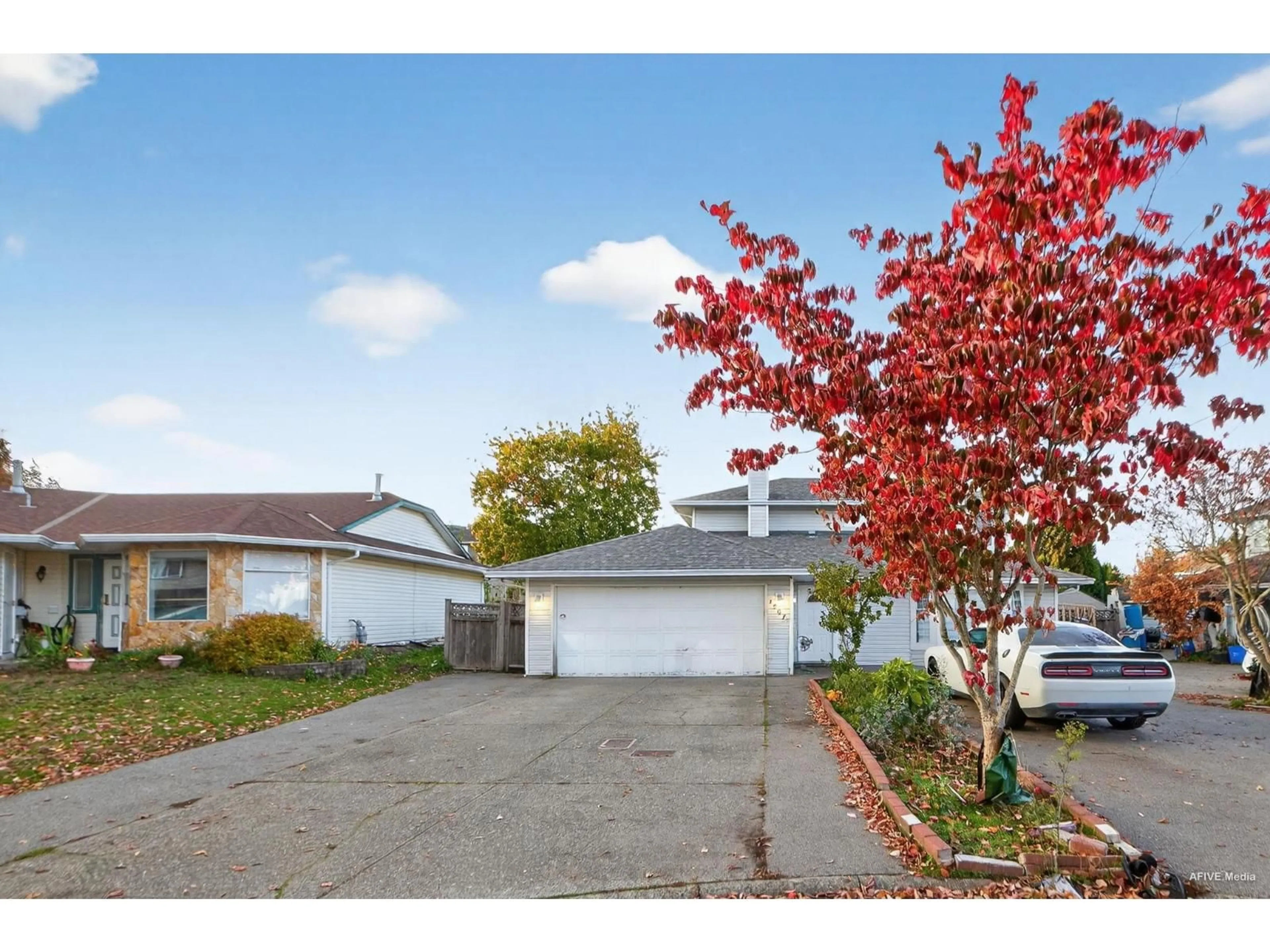 A pic from outside/outdoor area/front of a property/back of a property/a pic from drone, street for 12079 84A AVENUE, Surrey British Columbia V3W0S7