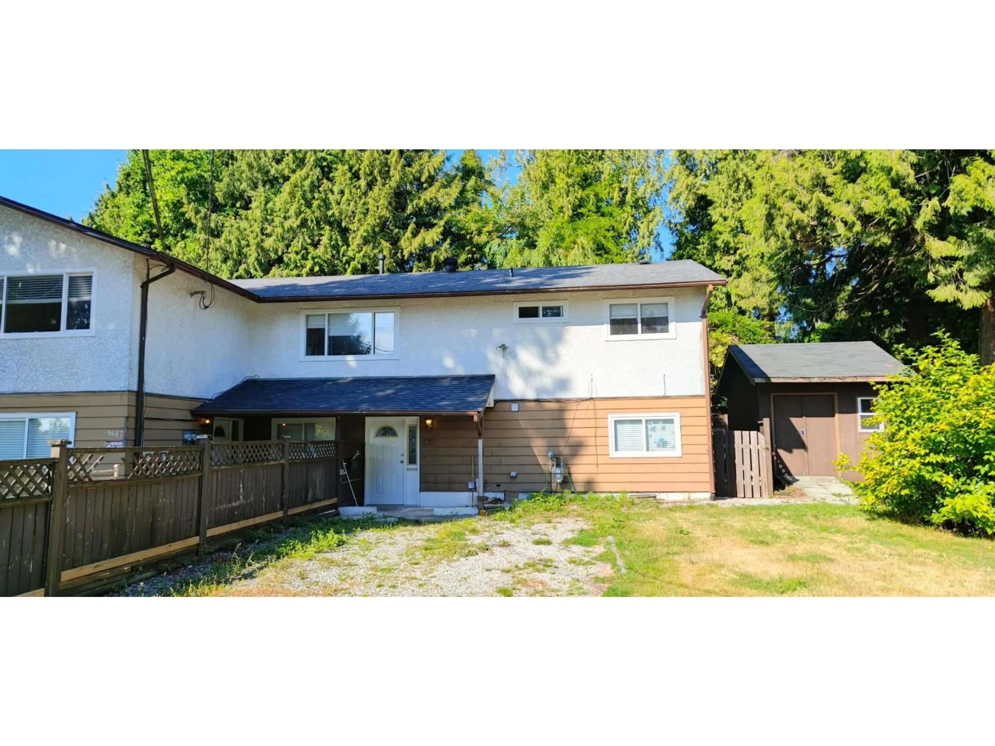 A pic from outside/outdoor area/front of a property/back of a property/a pic from drone, street for 9689 131 STREET, Surrey British Columbia V3T3P4