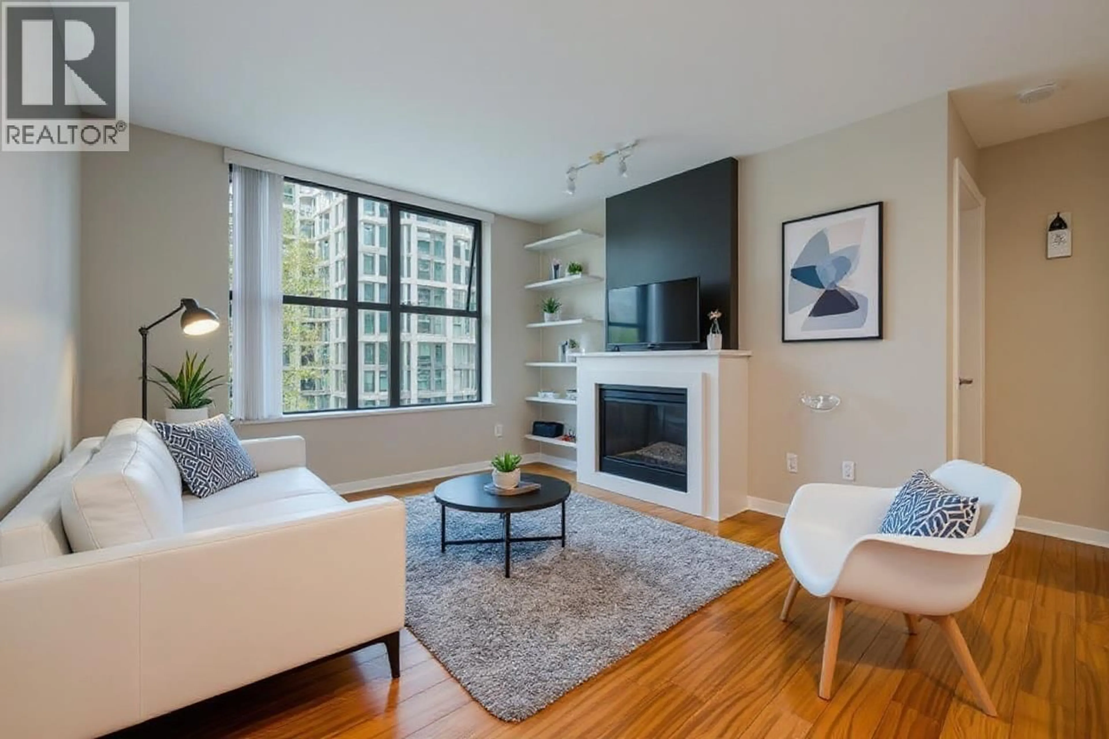Living room with furniture, unknown for 506 - 989 BEATTY STREET, Vancouver British Columbia V6Z3C2