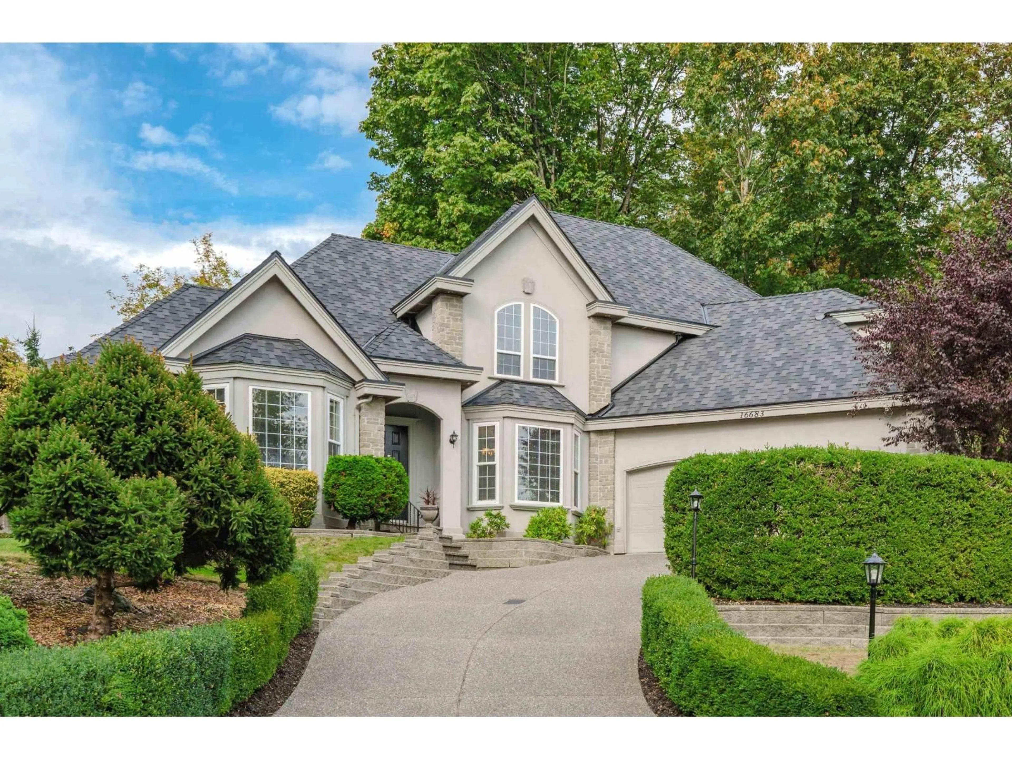 Home with brick exterior material, street for 16683 77 AVENUE, Surrey British Columbia V4N2B9