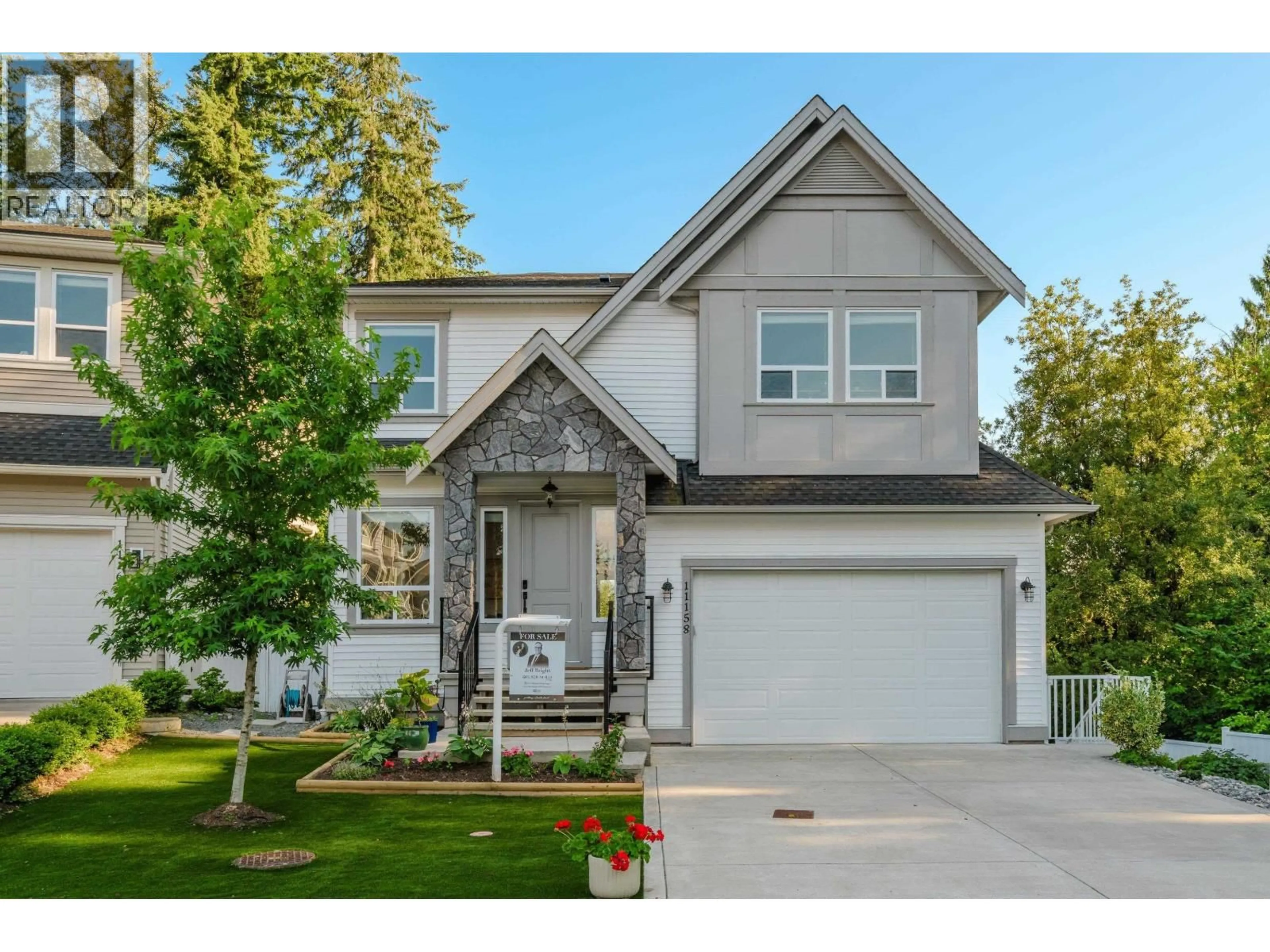 Home with vinyl exterior material, street for 11158 243B STREET, Maple Ridge British Columbia V2W1H5