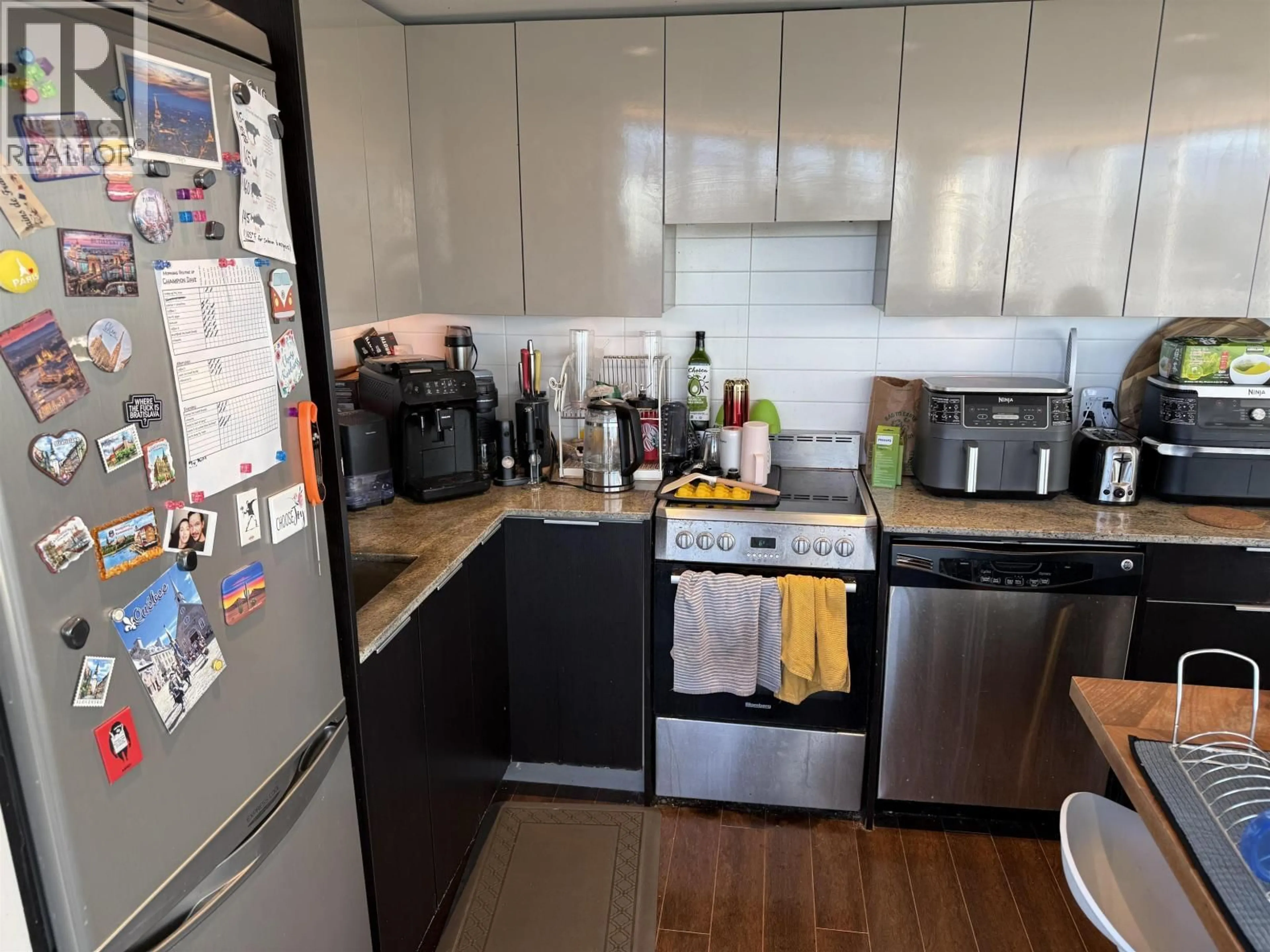 Standard kitchen, wood/laminate floor for 1404 - 445 2ND AVENUE, Vancouver British Columbia V5Y0E8