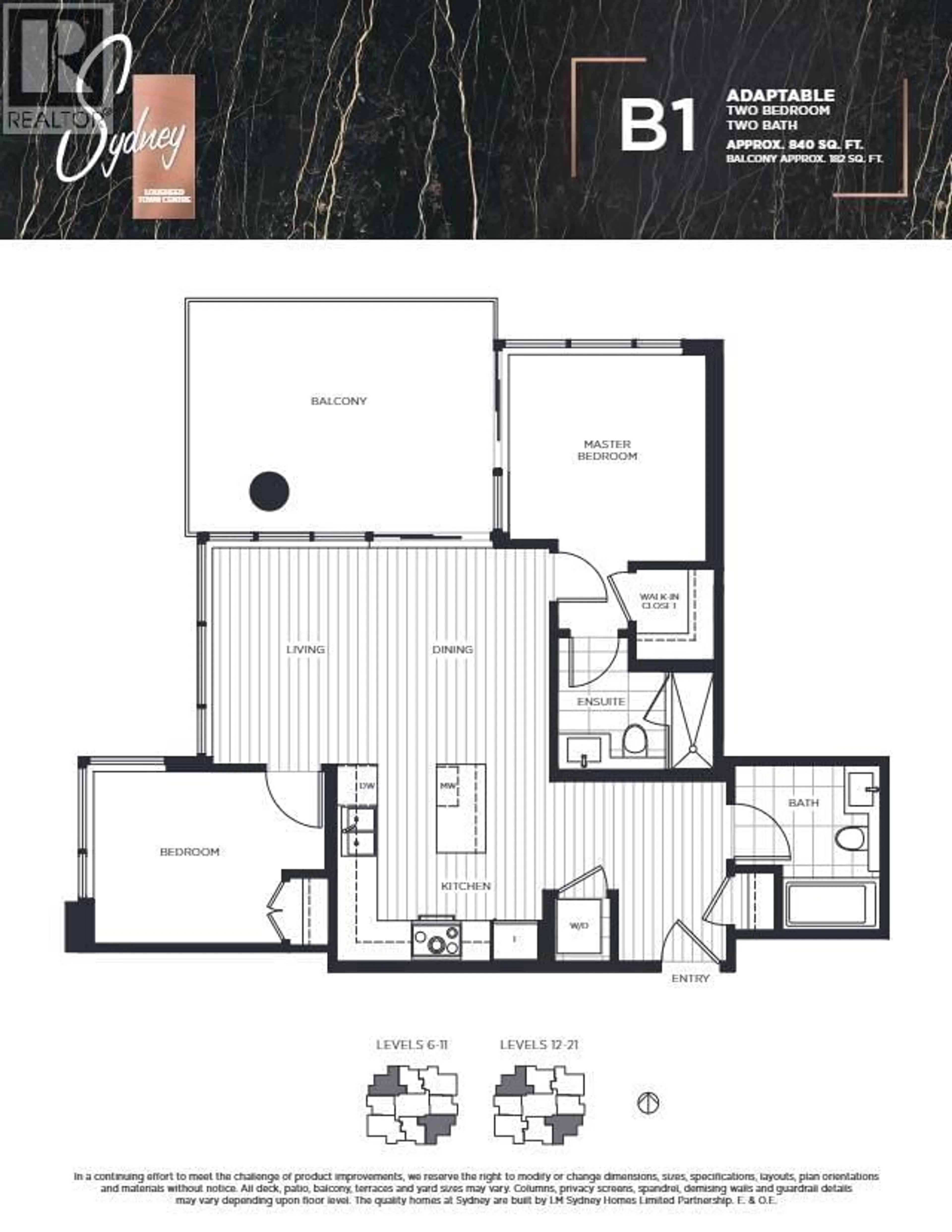 Floor plan for 704 - 555 SYDNEY AVENUE, Coquitlam British Columbia V3K0G5