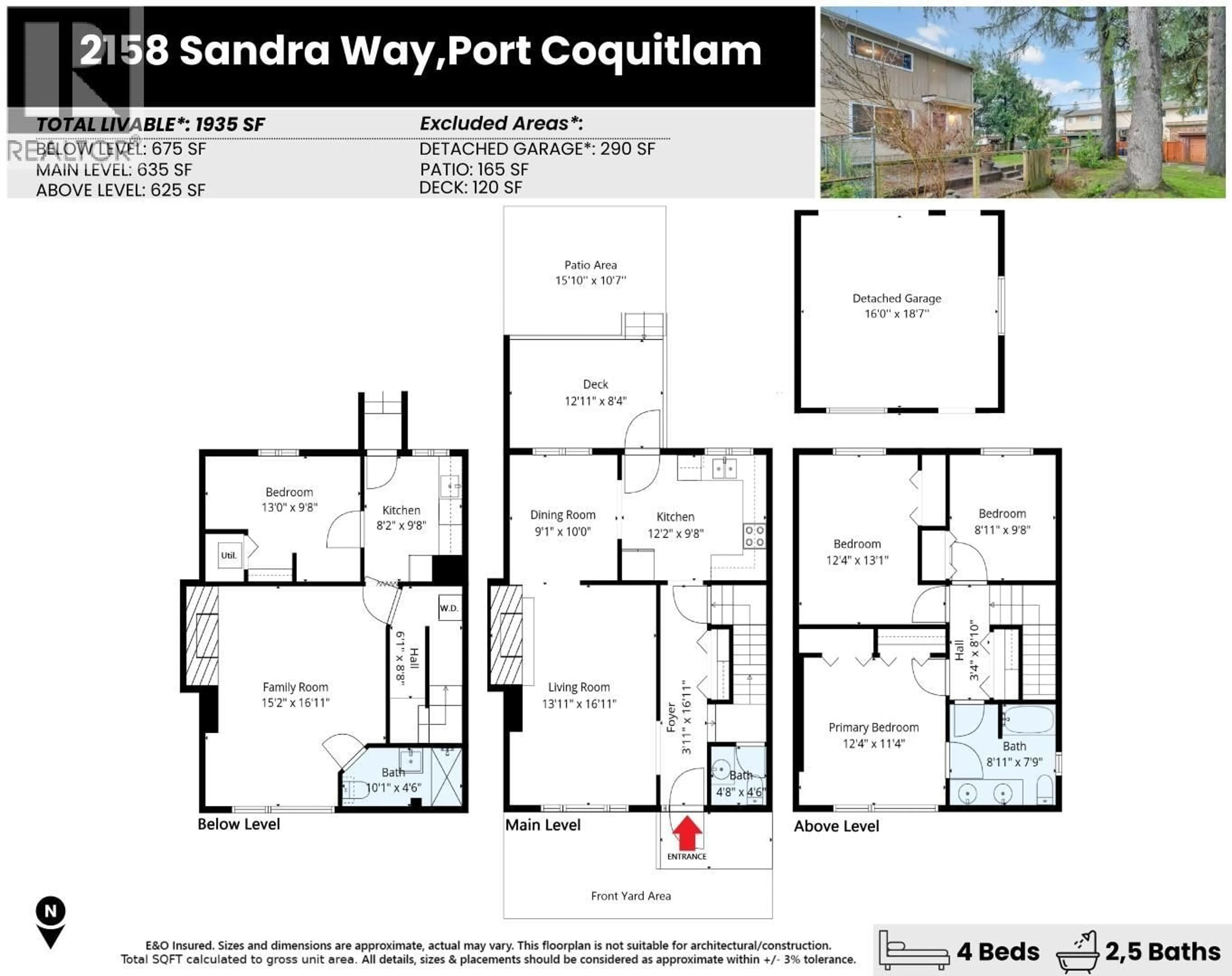 Floor plan for 2158 SANDRA WAY, Port Coquitlam British Columbia V3C1A6