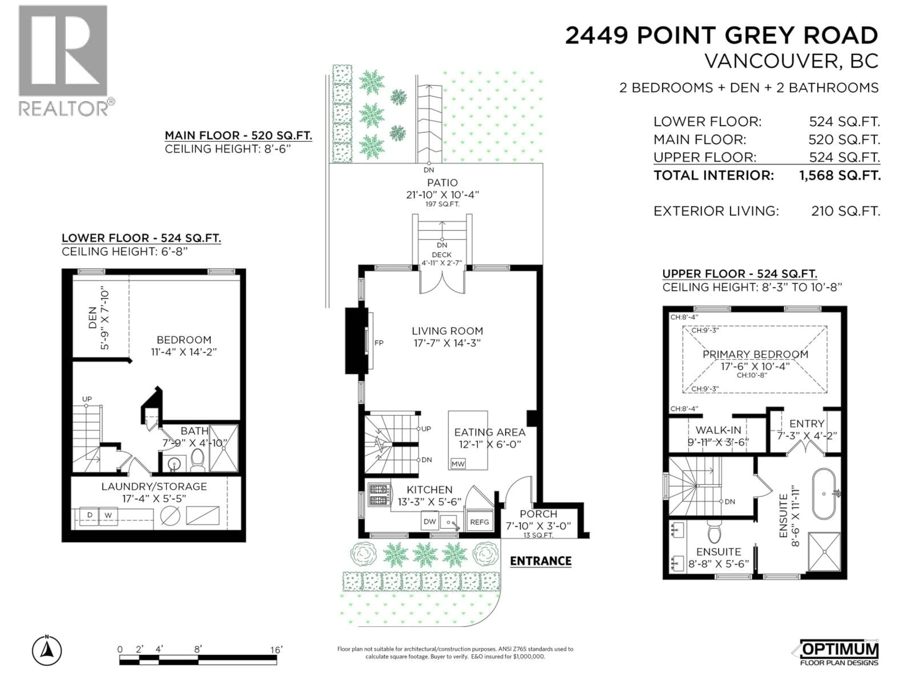 Floor plan for 2449 POINT GREY ROAD, Vancouver British Columbia V6K1A1