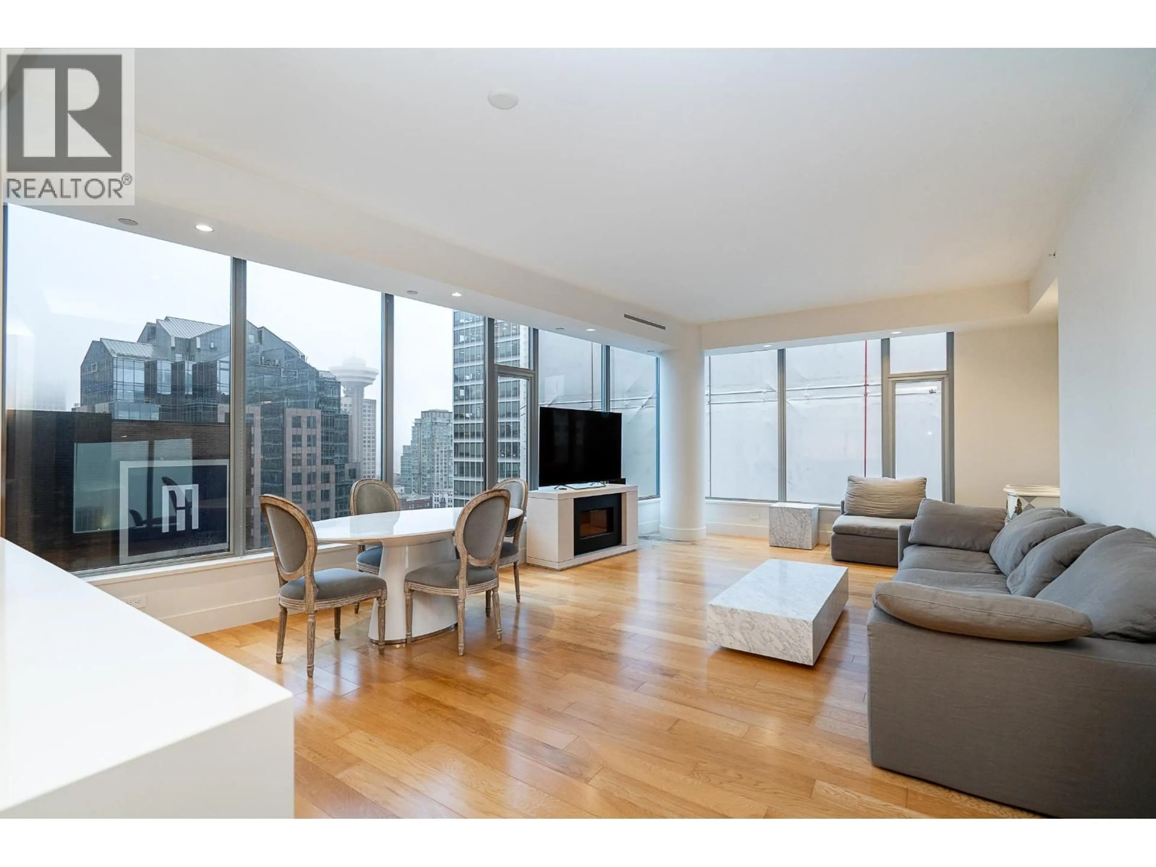 Living room with furniture, wood/laminate floor for 1803 - 667 HOWE STREET, Vancouver British Columbia V6C0B5