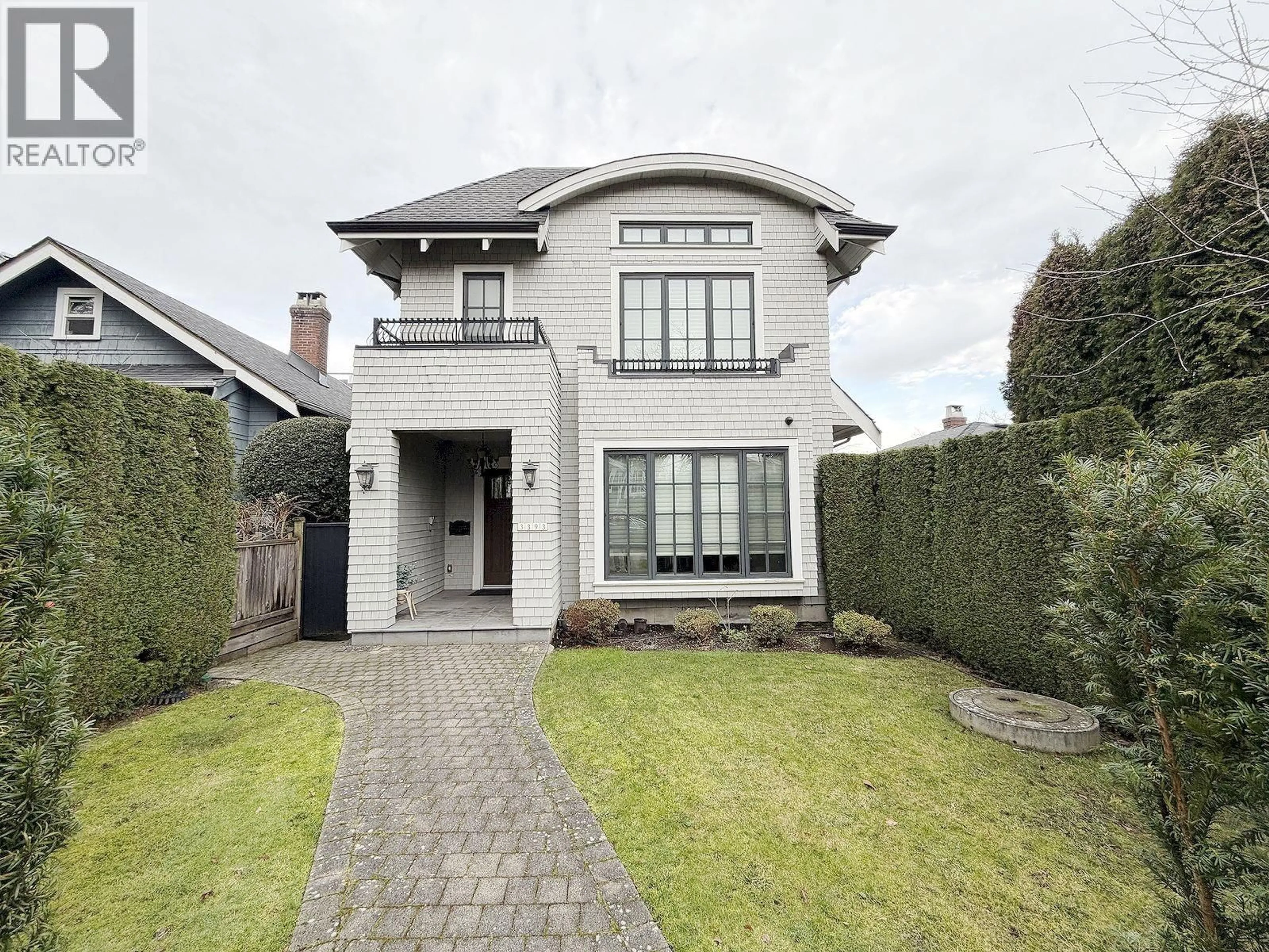 Home with brick exterior material, street for 3393 30TH AVENUE, Vancouver British Columbia V6S1W3