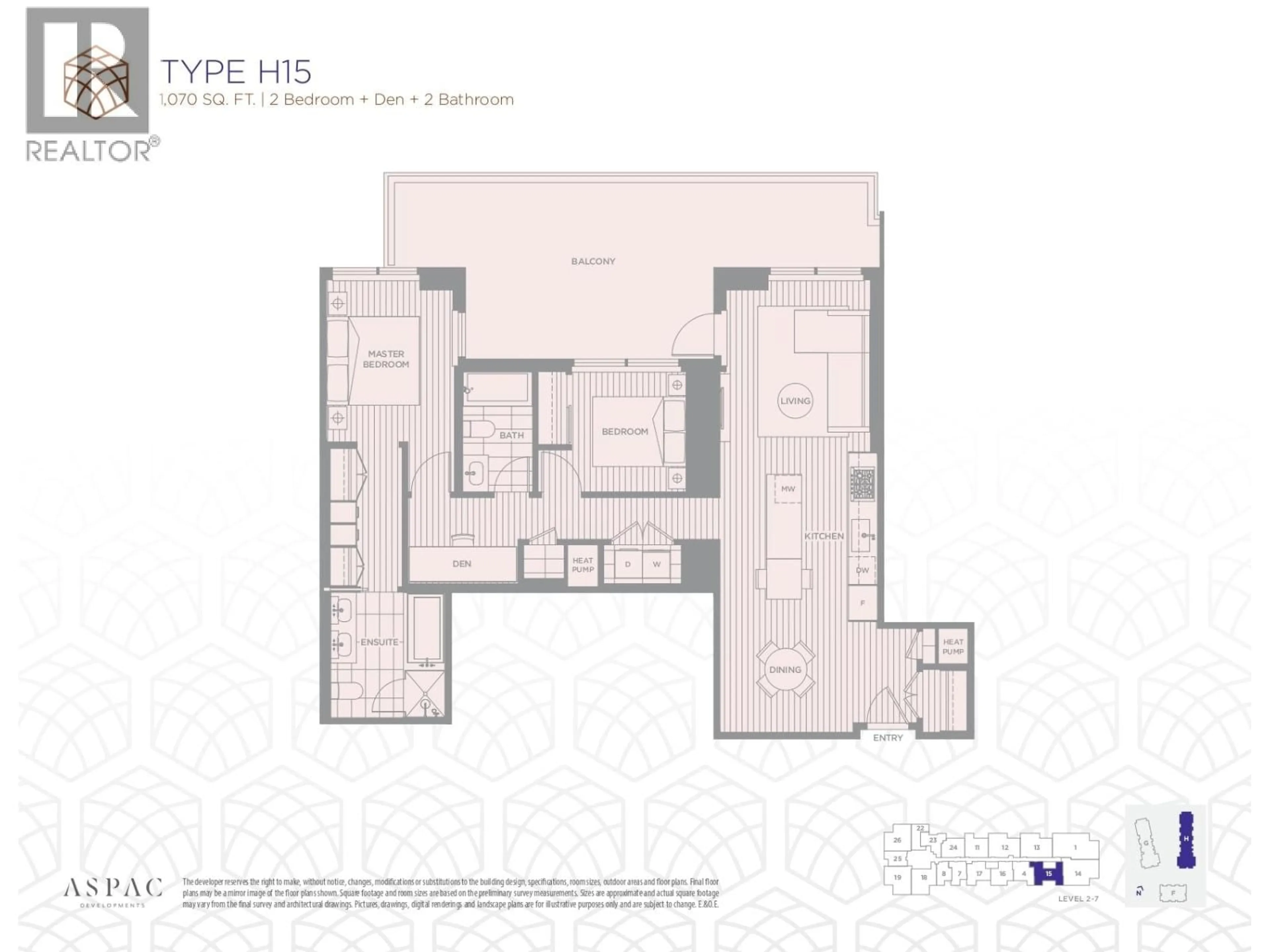 Floor plan for 303 - 6833 PEARSON WAY, Richmond British Columbia V7C0E8