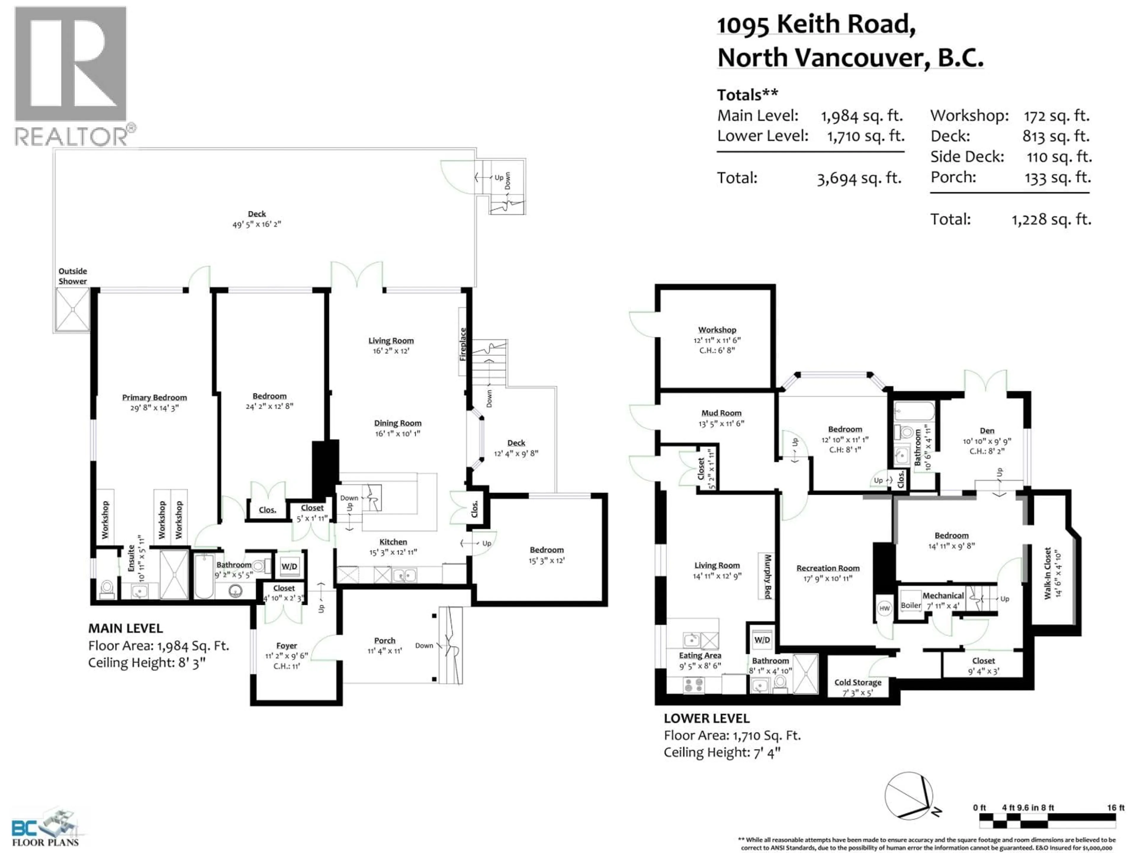 Floor plan for 1095 KEITH ROAD, North Vancouver British Columbia V7P1Y6