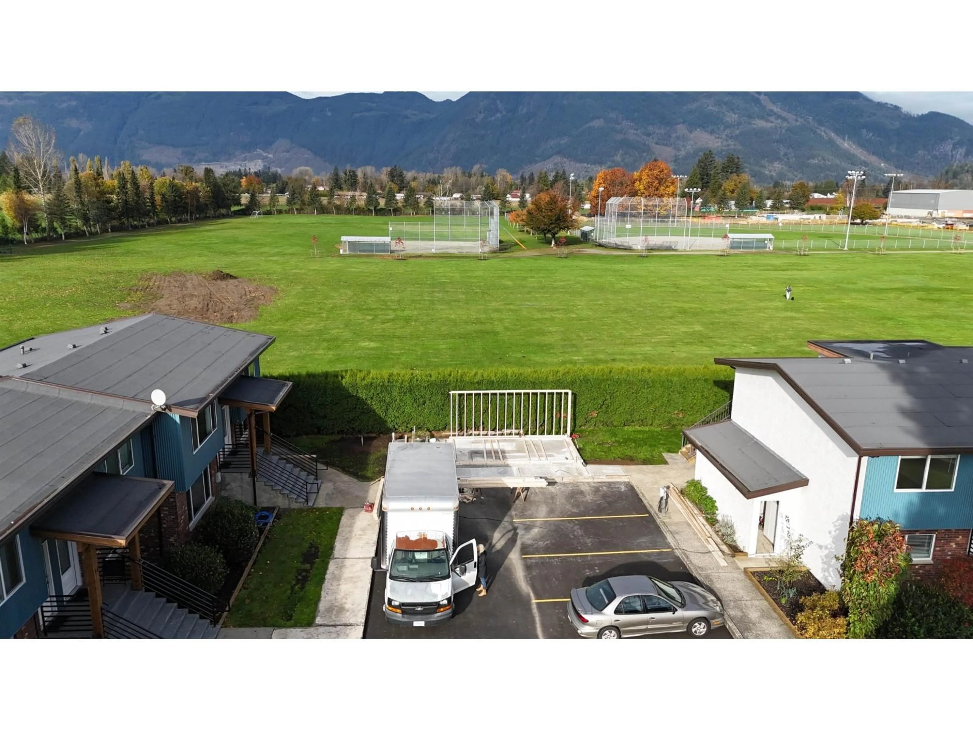 A pic from outside/outdoor area/front of a property/back of a property/a pic from drone, mountain view for 13 - 1715 BEAMAN DRIVE, Agassiz British Columbia V0M1A3