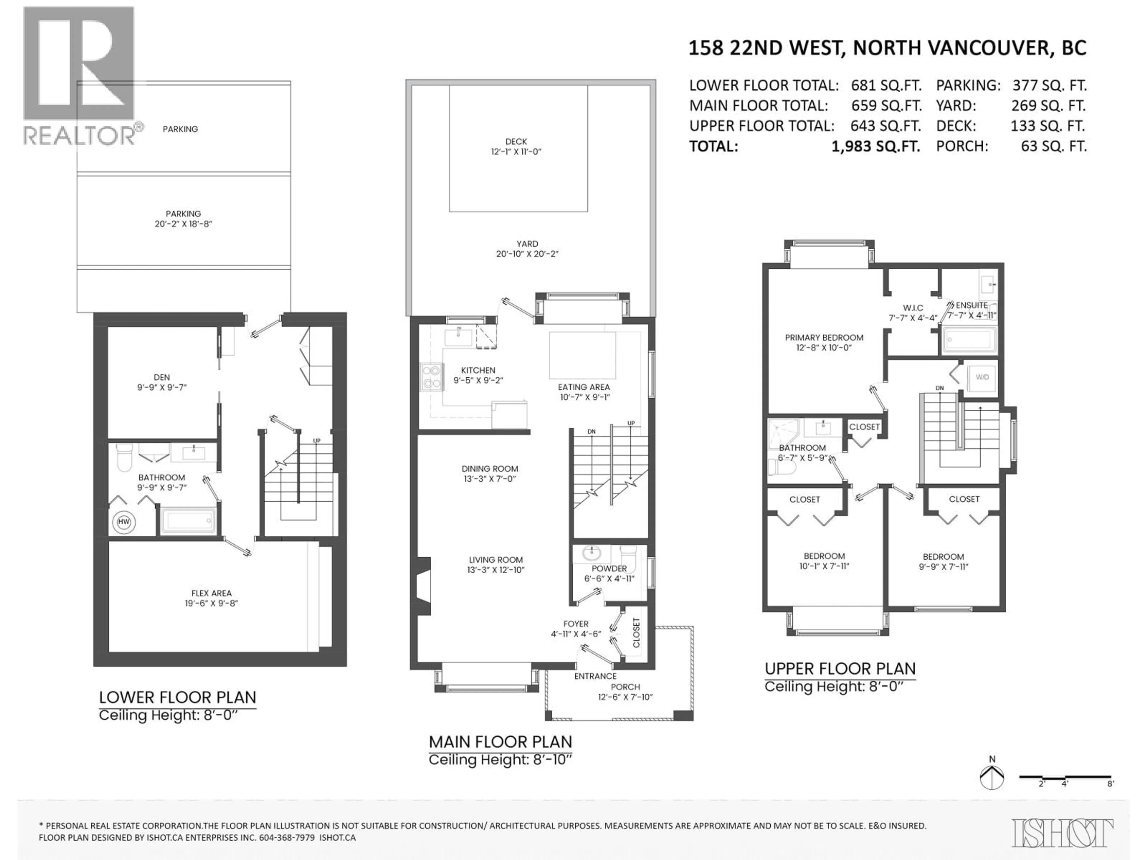 Floor plan for 158 22ND STREET, North Vancouver British Columbia V7M1Z9