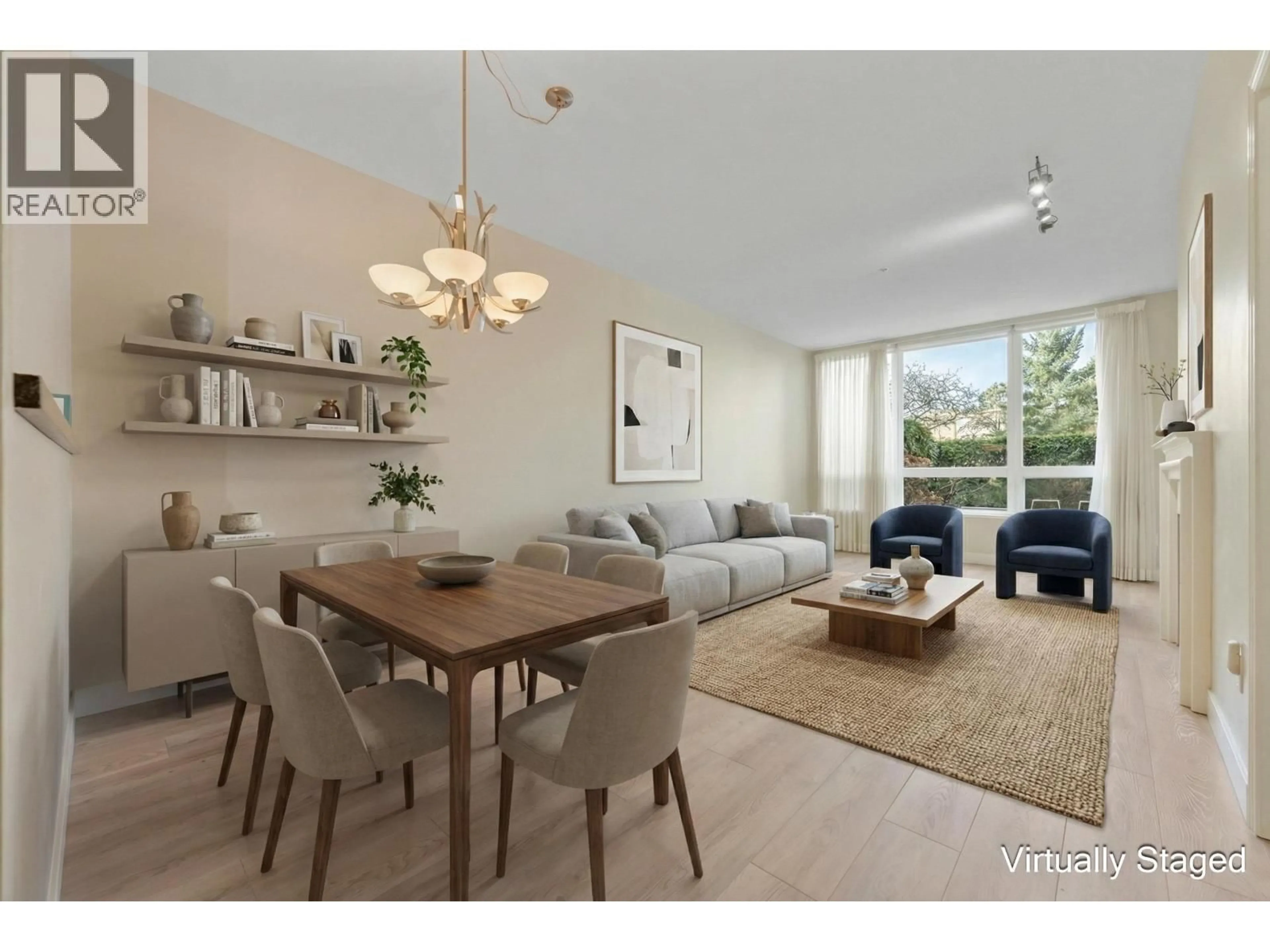 Living room with furniture, wood/laminate floor for 126 - 5800 ANDREWS ROAD, Richmond British Columbia V7E6M2