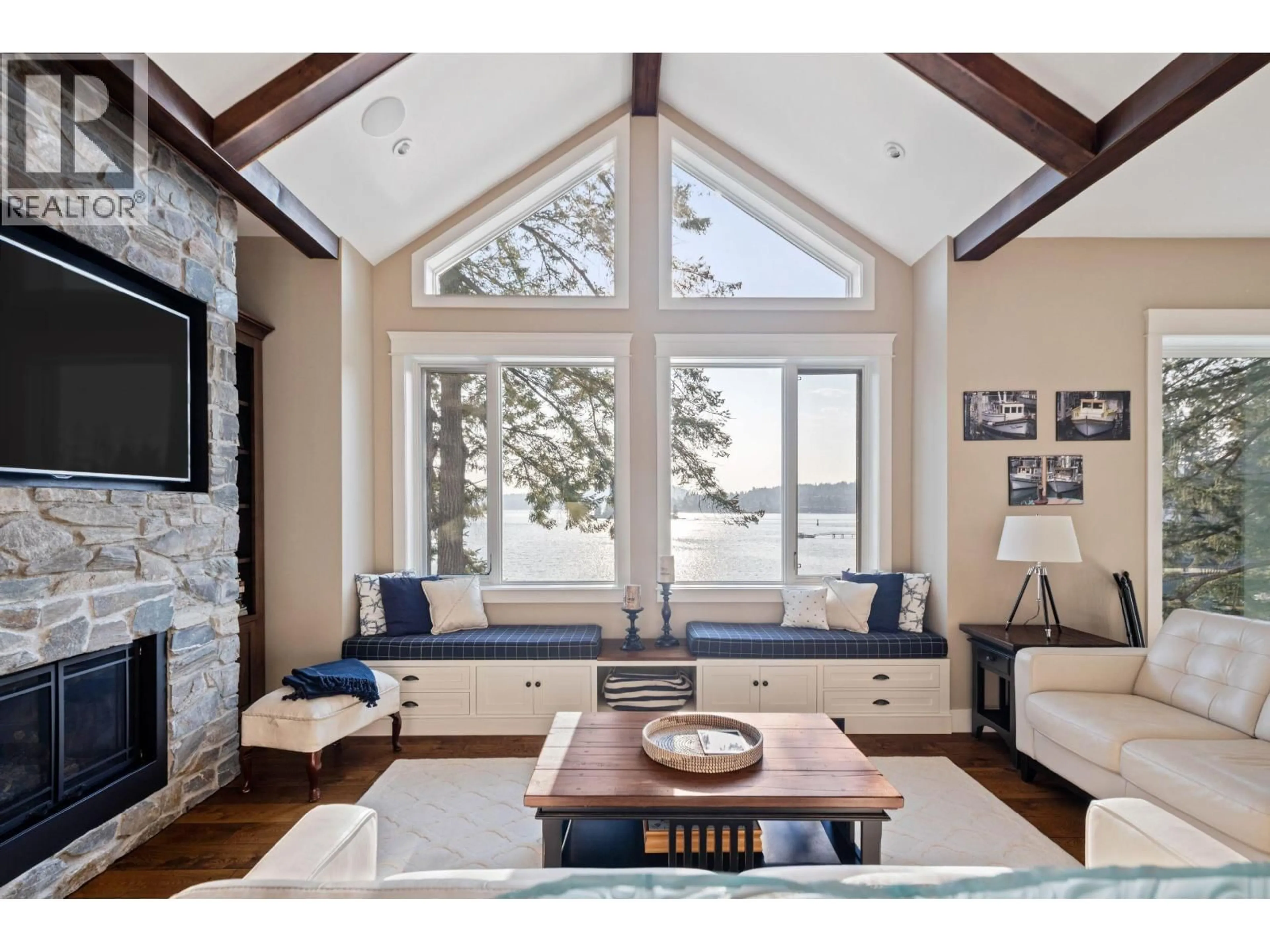 Living room with furniture, unknown for 4825 BELCARRA BAY ROAD, Belcarra British Columbia V3H4N4