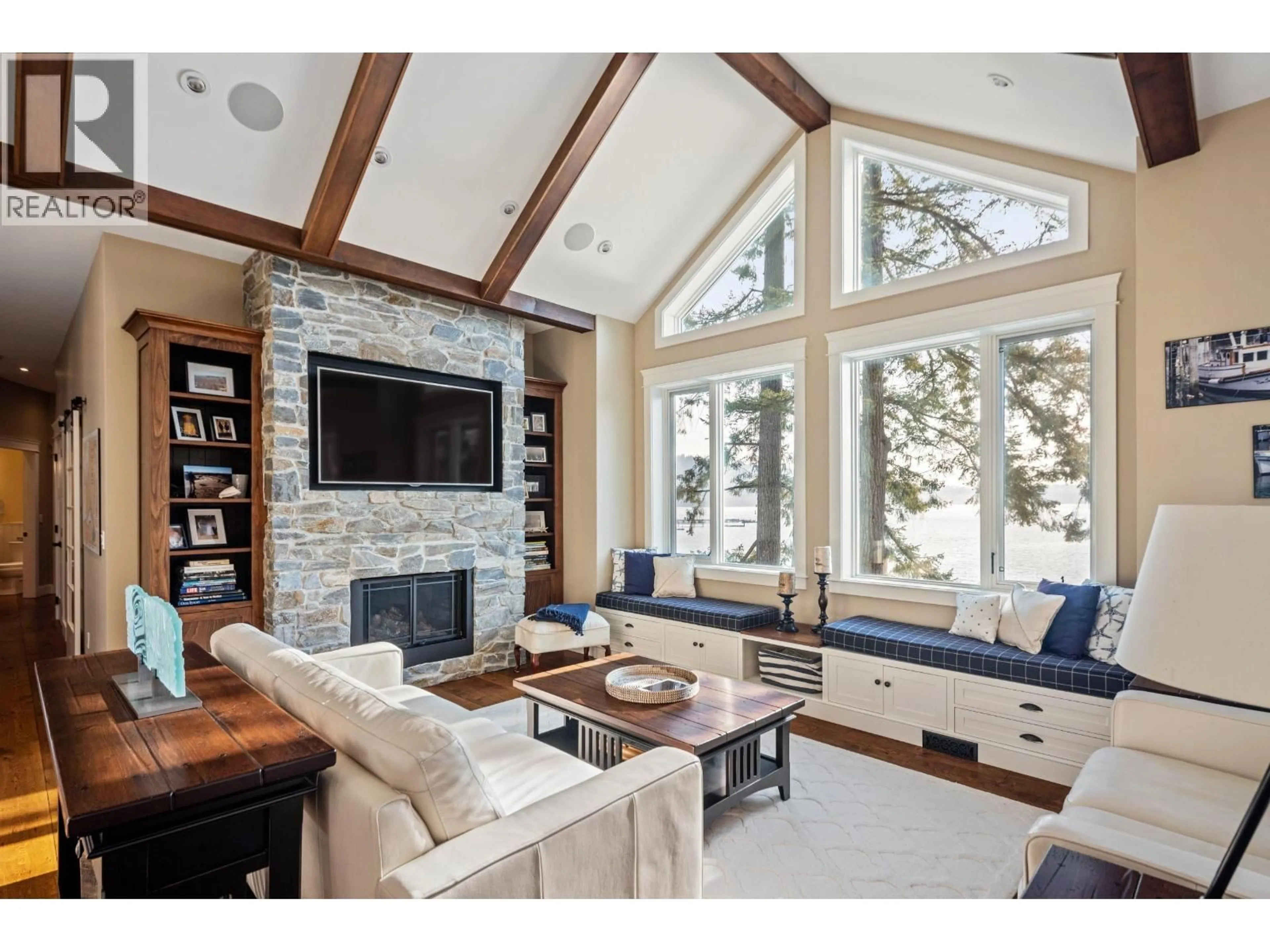 Living room with furniture, unknown for 4825 BELCARRA BAY ROAD, Belcarra British Columbia V3H4N4