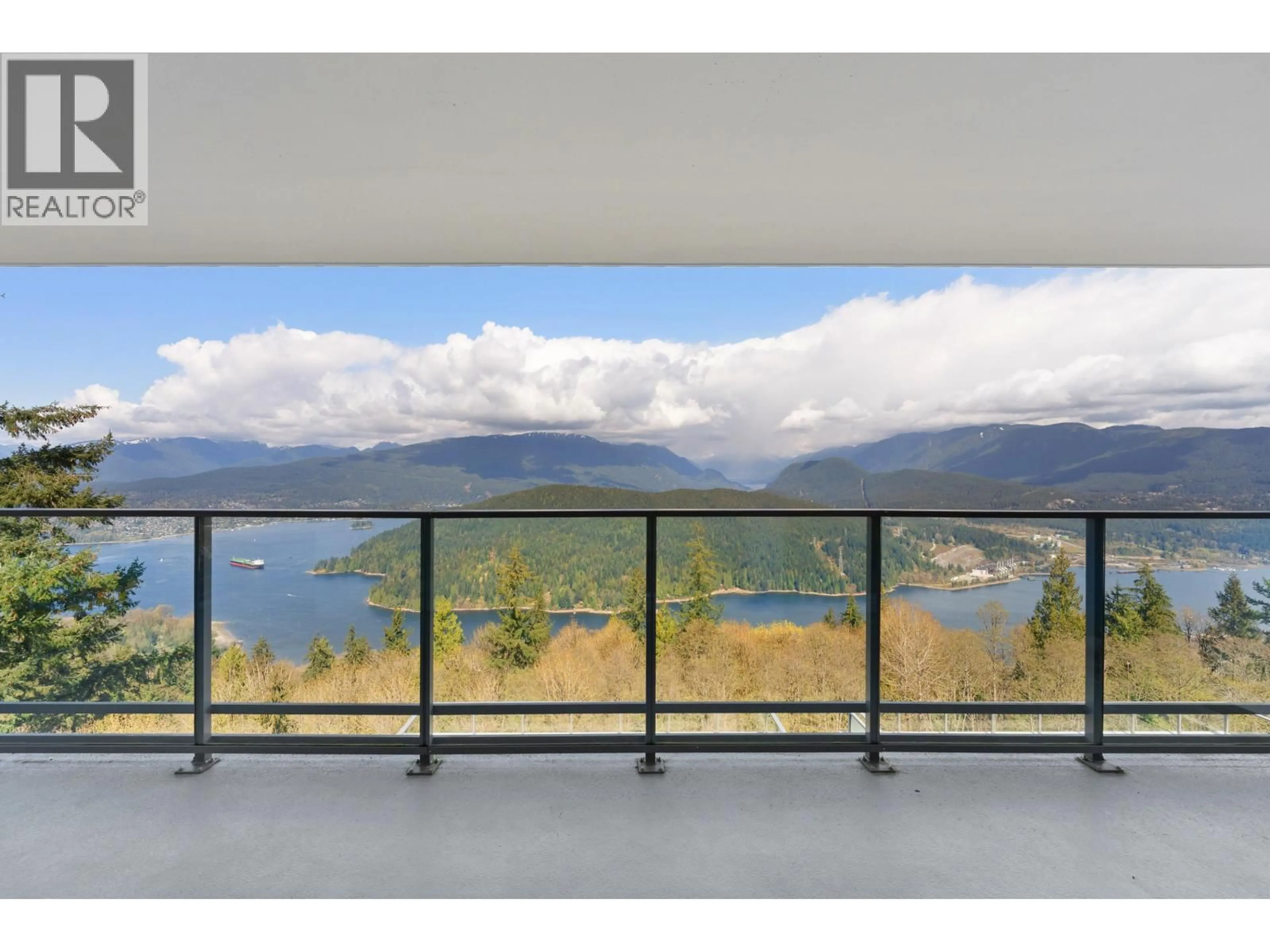 Balcony in the apartment, water/lake/river/ocean view for 1106 - 8940 UNIVERSITY CRESCENT, Burnaby British Columbia V5A0E7