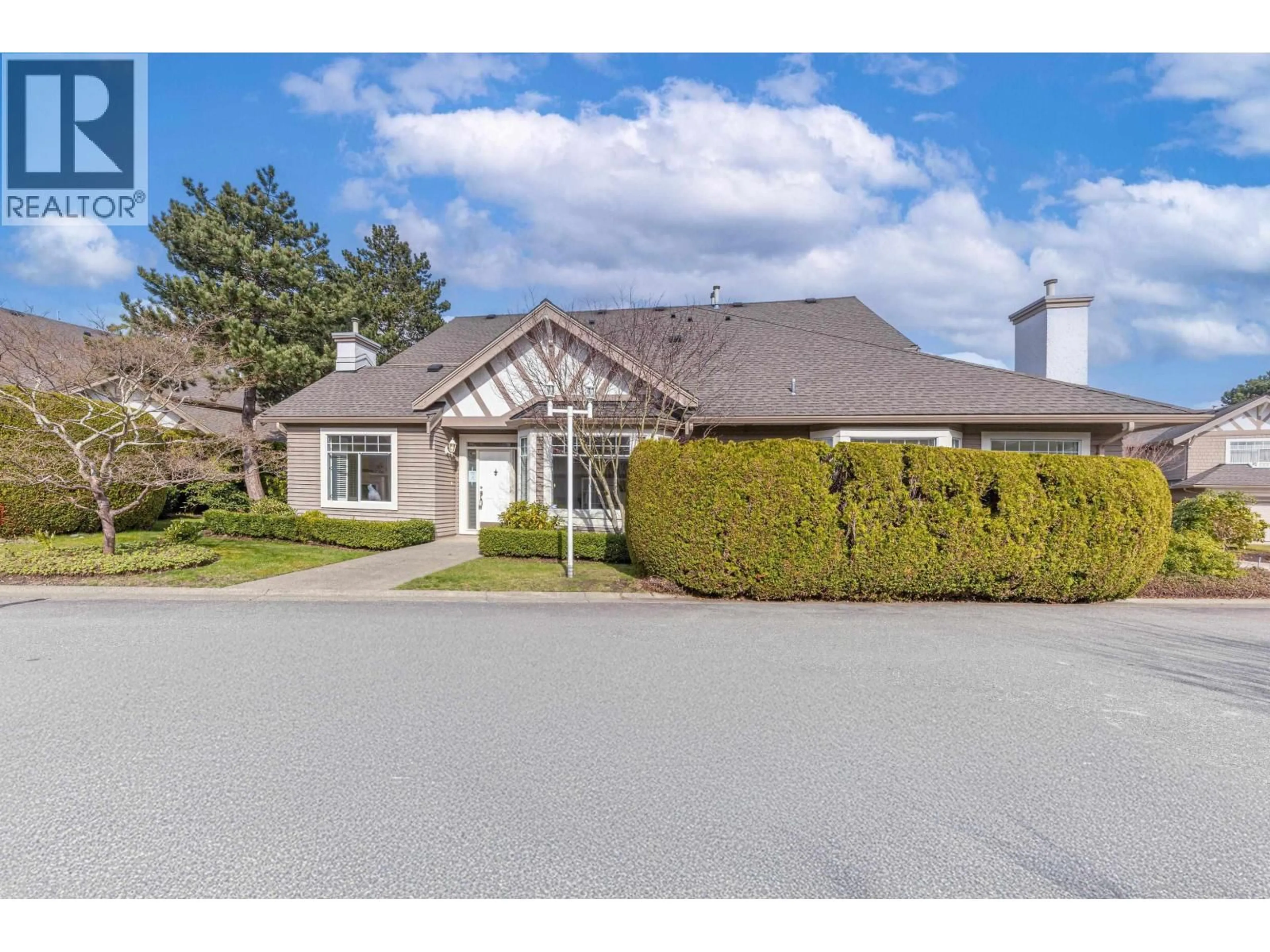 A pic from outside/outdoor area/front of a property/back of a property/a pic from drone, street for 72 - 5531 CORNWALL DRIVE, Richmond British Columbia V7C5N7