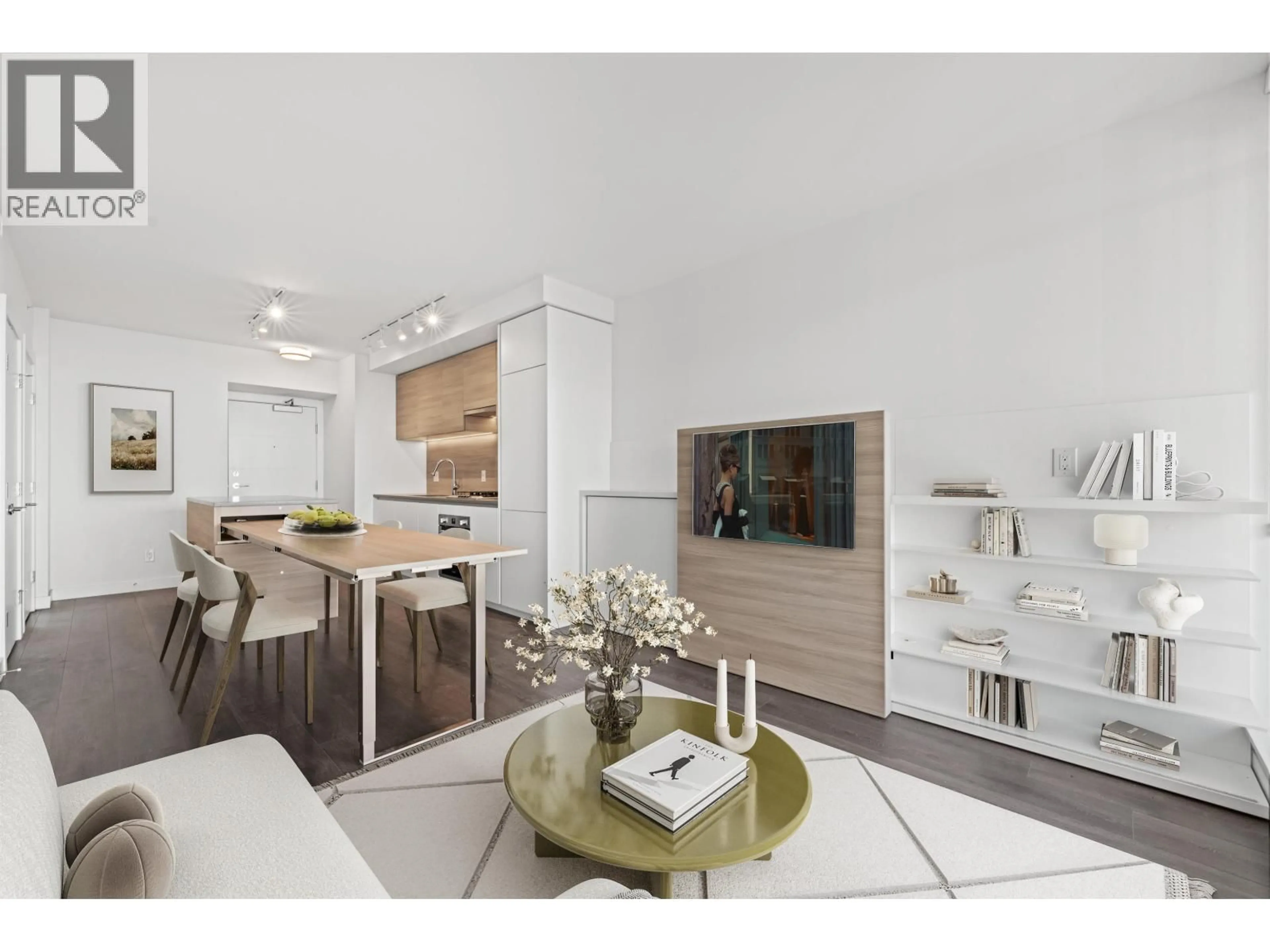 Open concept kitchen, wood/laminate floor for 1106 - 652 WHITING WAY, Coquitlam British Columbia V3J0K3