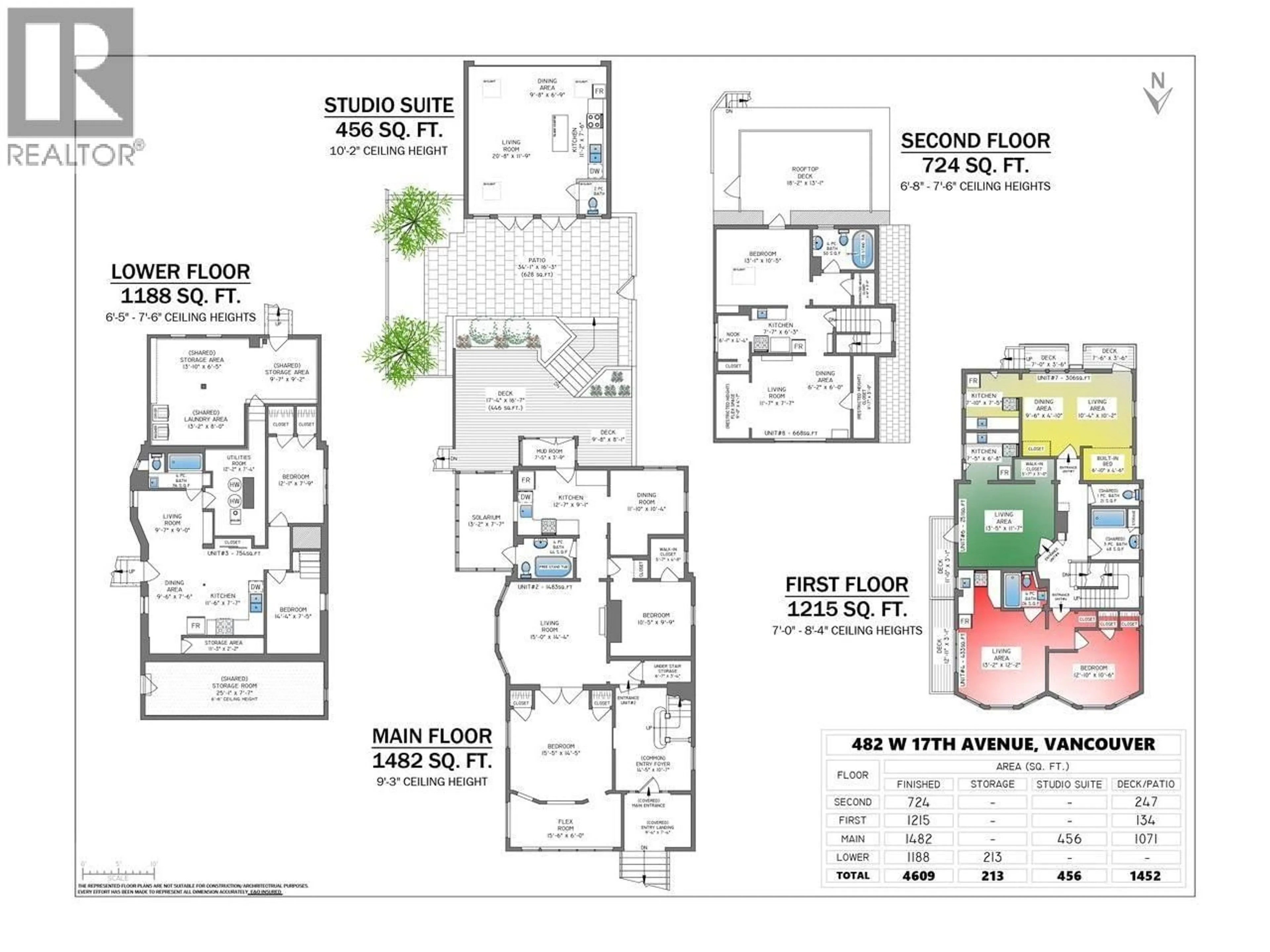 Floor plan for 482 17TH AVENUE, Vancouver British Columbia V5Y2A2