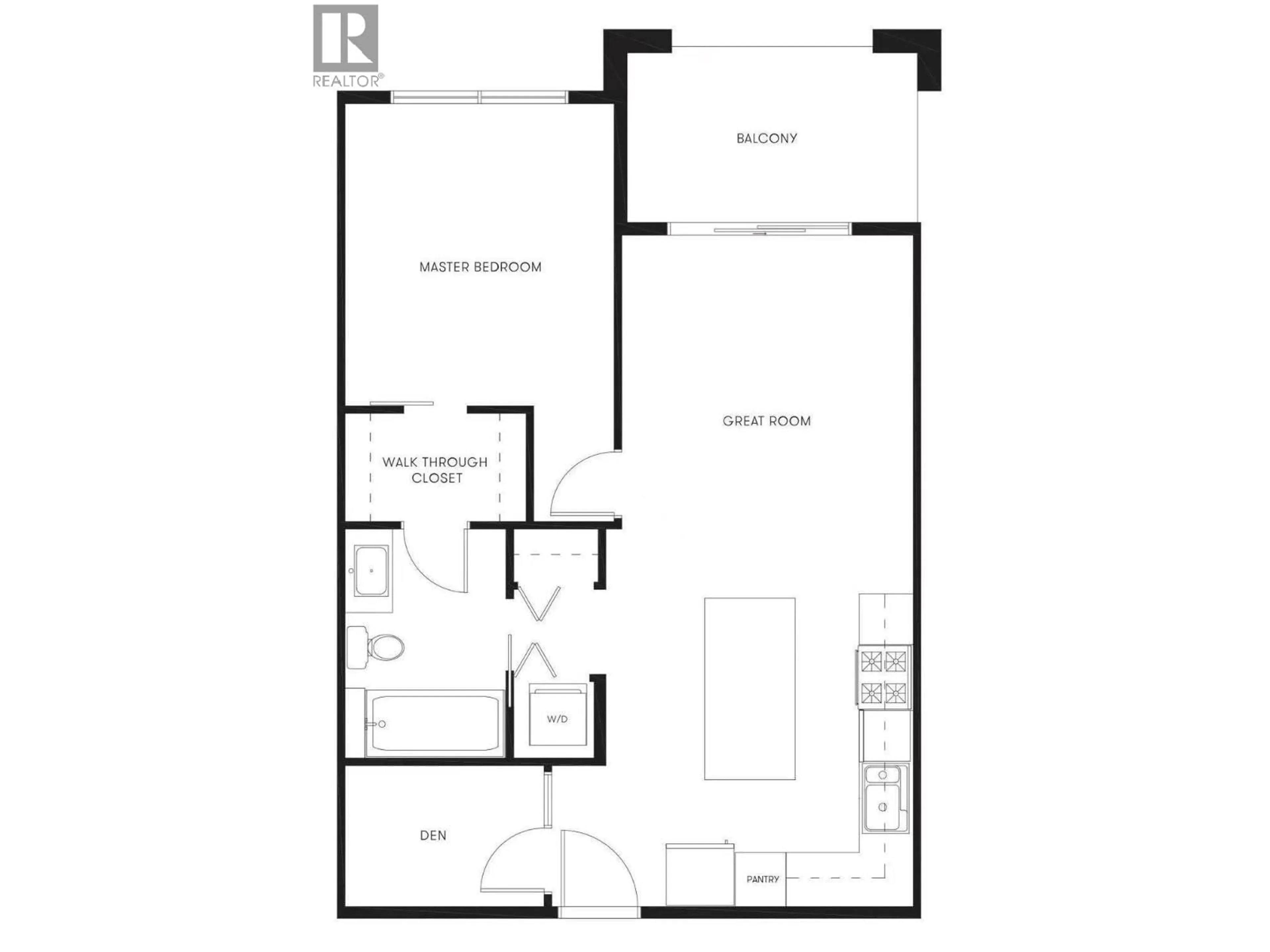 Floor plan for 208 - 2160 GRANT AVENUE, Port Coquitlam British Columbia V3B0T3