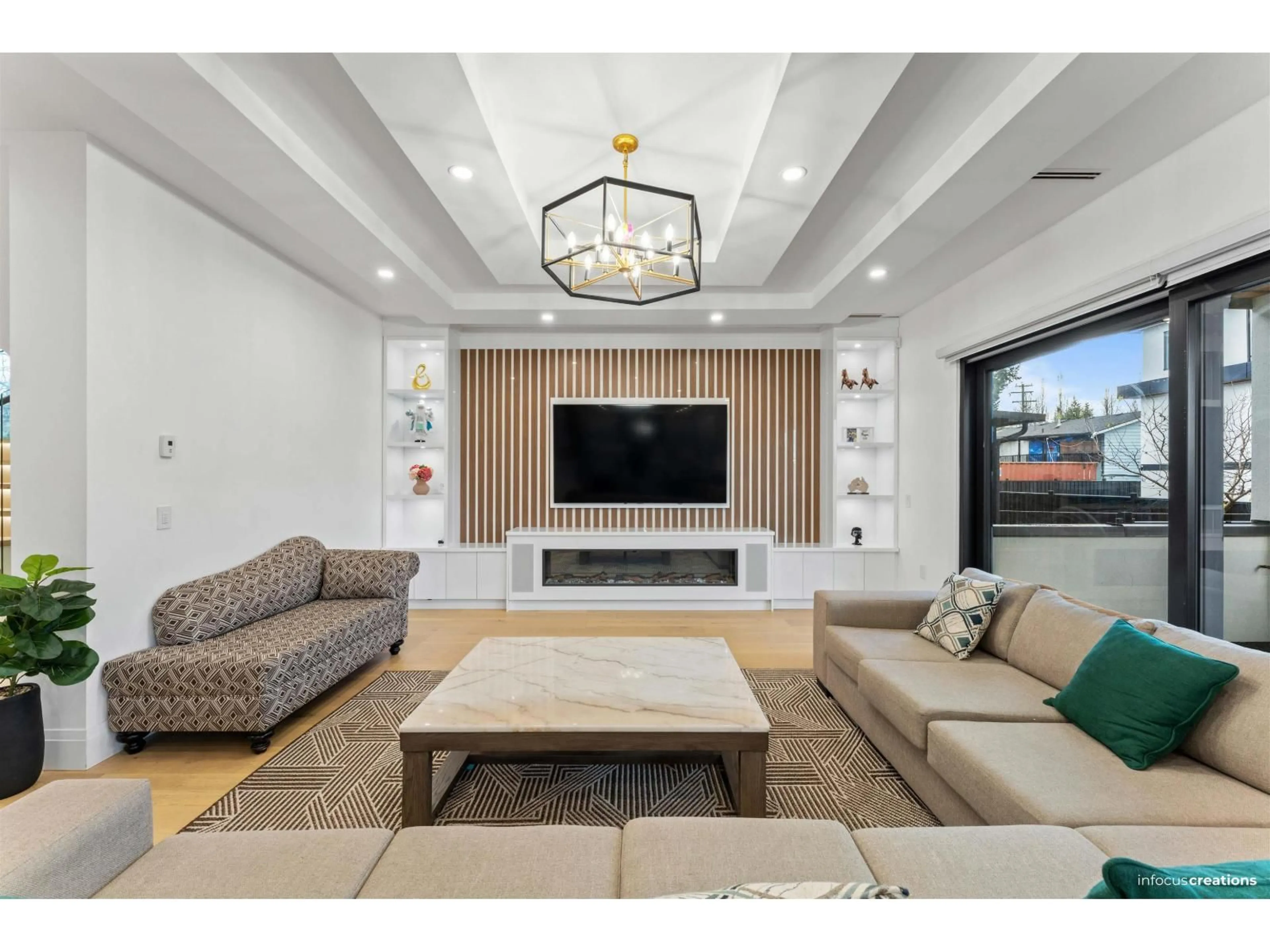 Living room with furniture, unknown for 7555 140A STREET, Surrey British Columbia V3W6V6