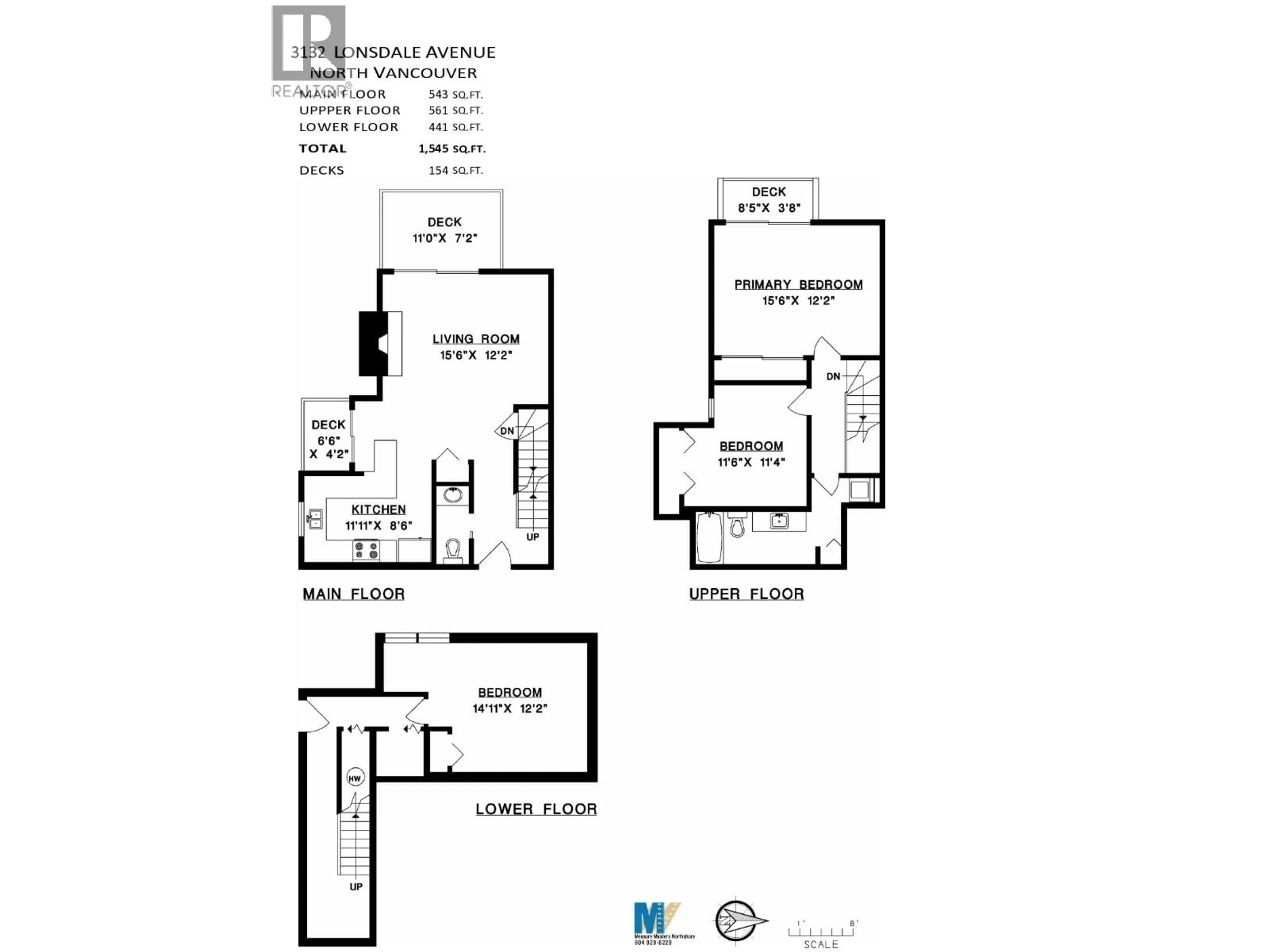 Floor plan for 3132 LONSDALE AVENUE, North Vancouver British Columbia V7N3J8
