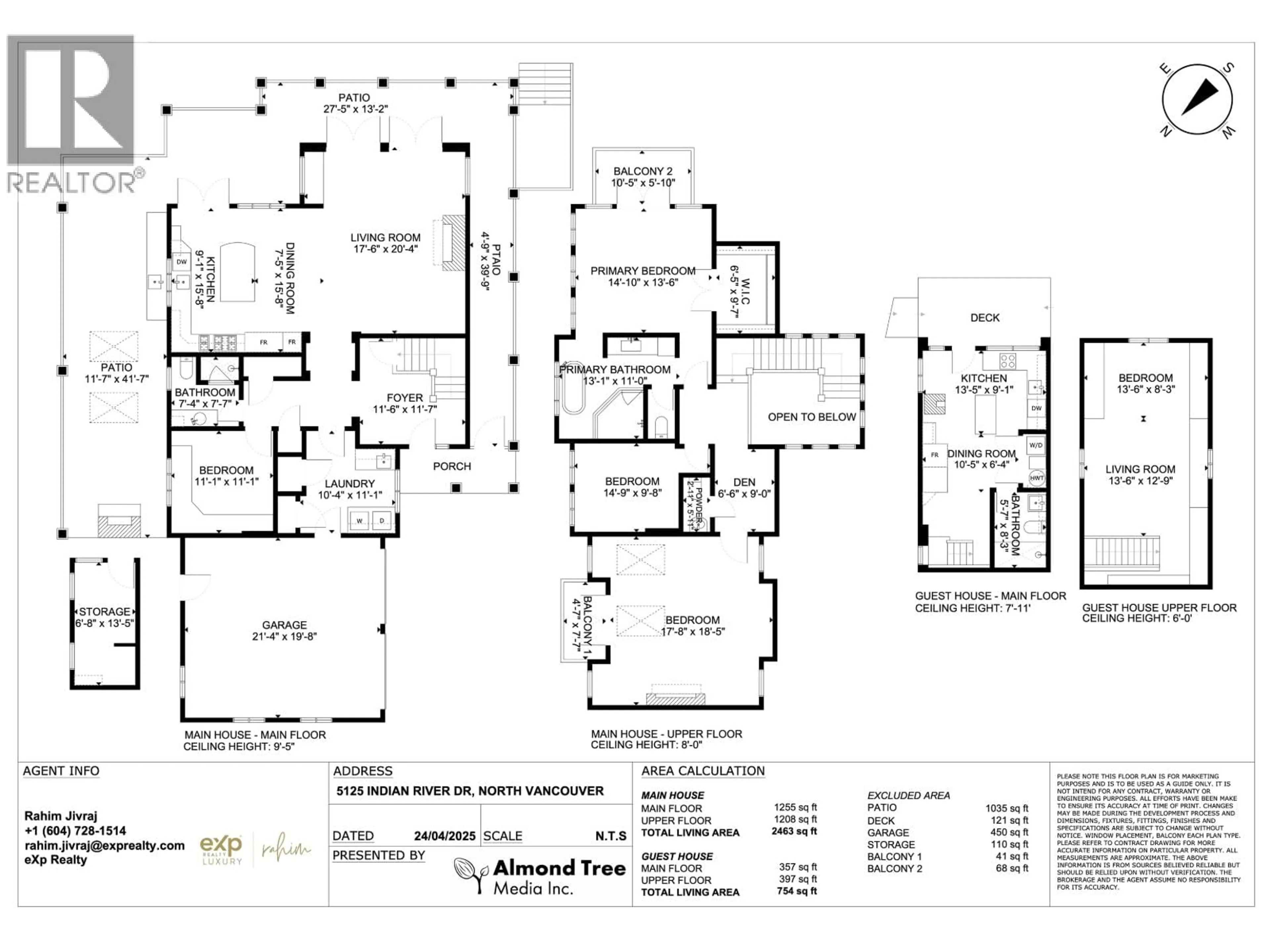 Floor plan for 5125 INDIAN RIVER DRIVE, North Vancouver British Columbia V7G2T6