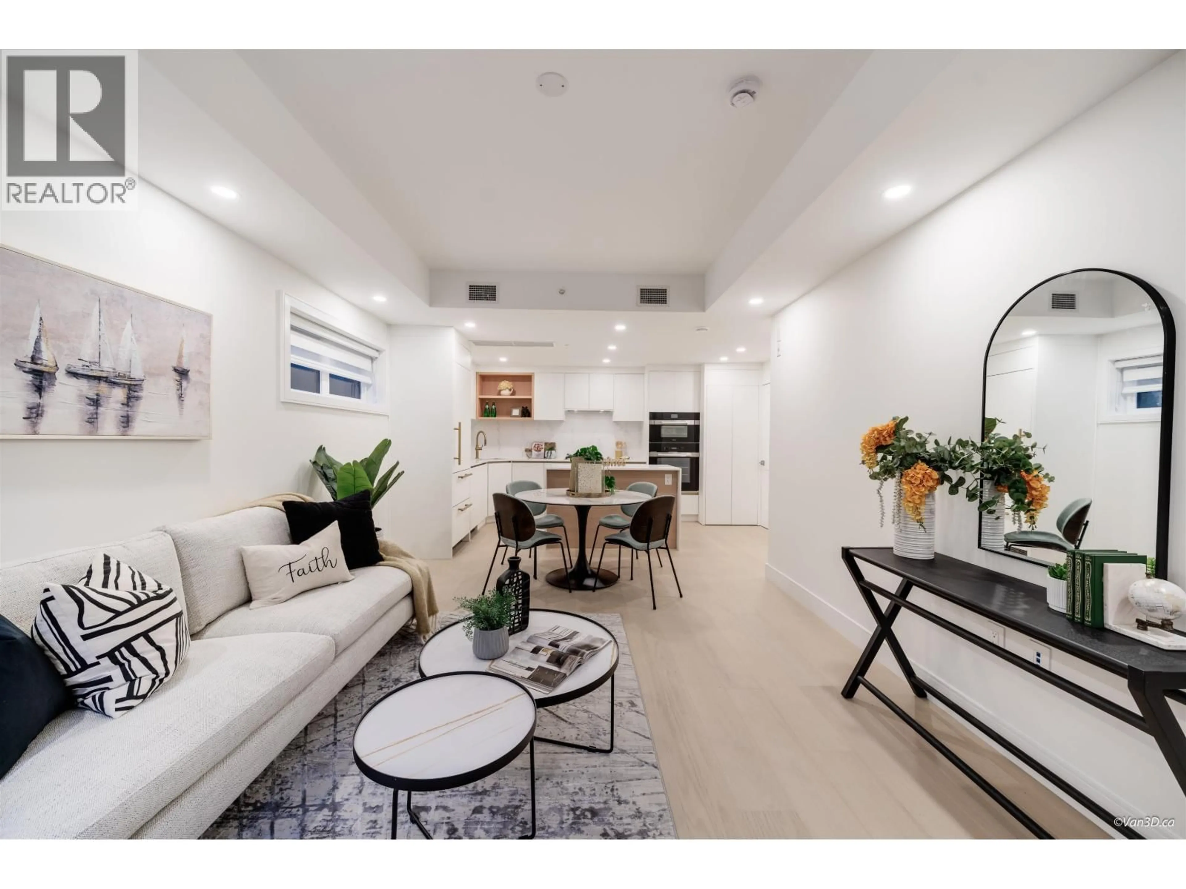 Living room with furniture, unknown for 105 - 918 32ND AVENUE, Vancouver British Columbia V5Z2K2