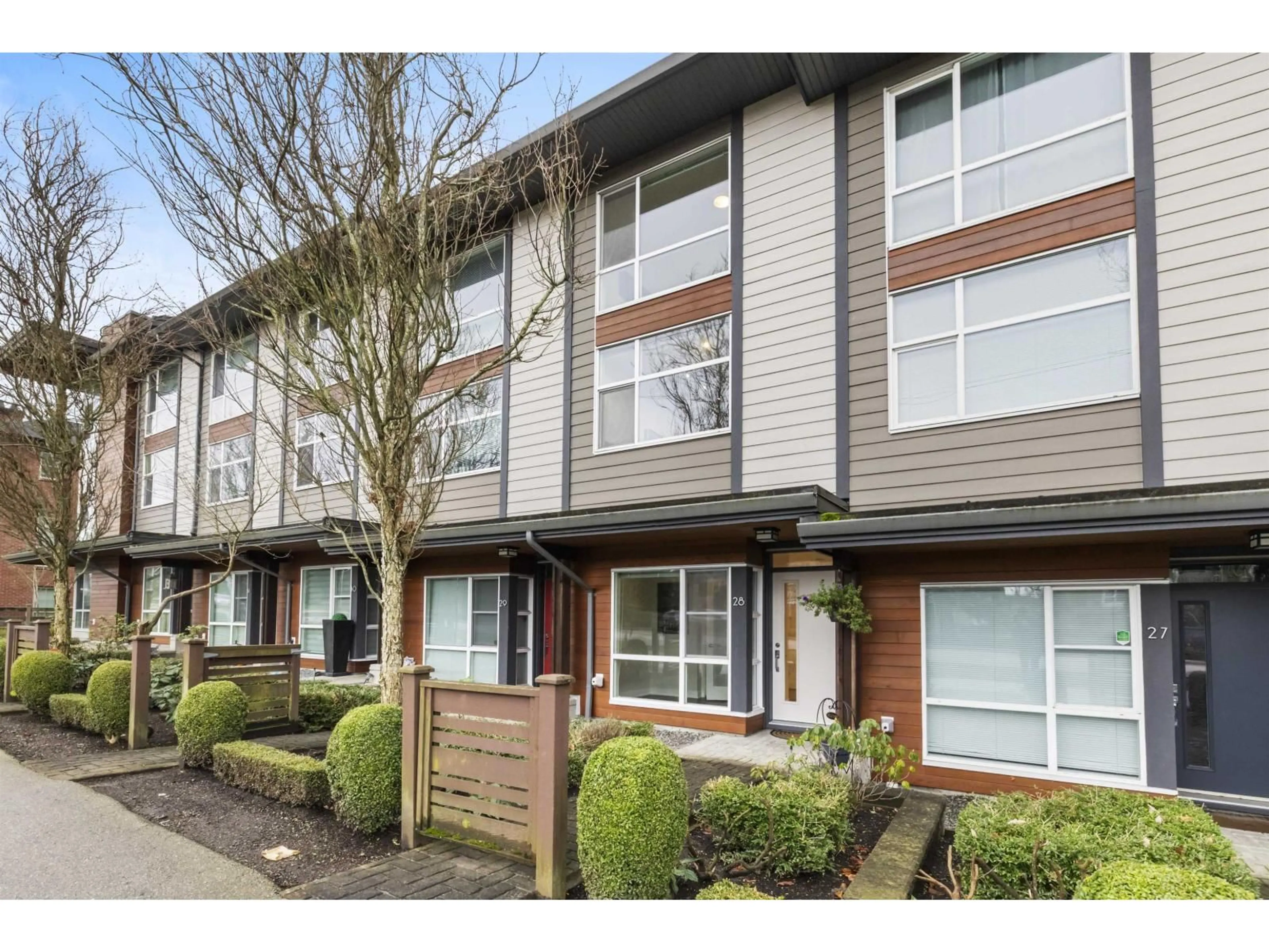 A pic from outside/outdoor area/front of a property/back of a property/a pic from drone, street for 28 - 16223 23A AVENUE, Surrey British Columbia V3Z6P4