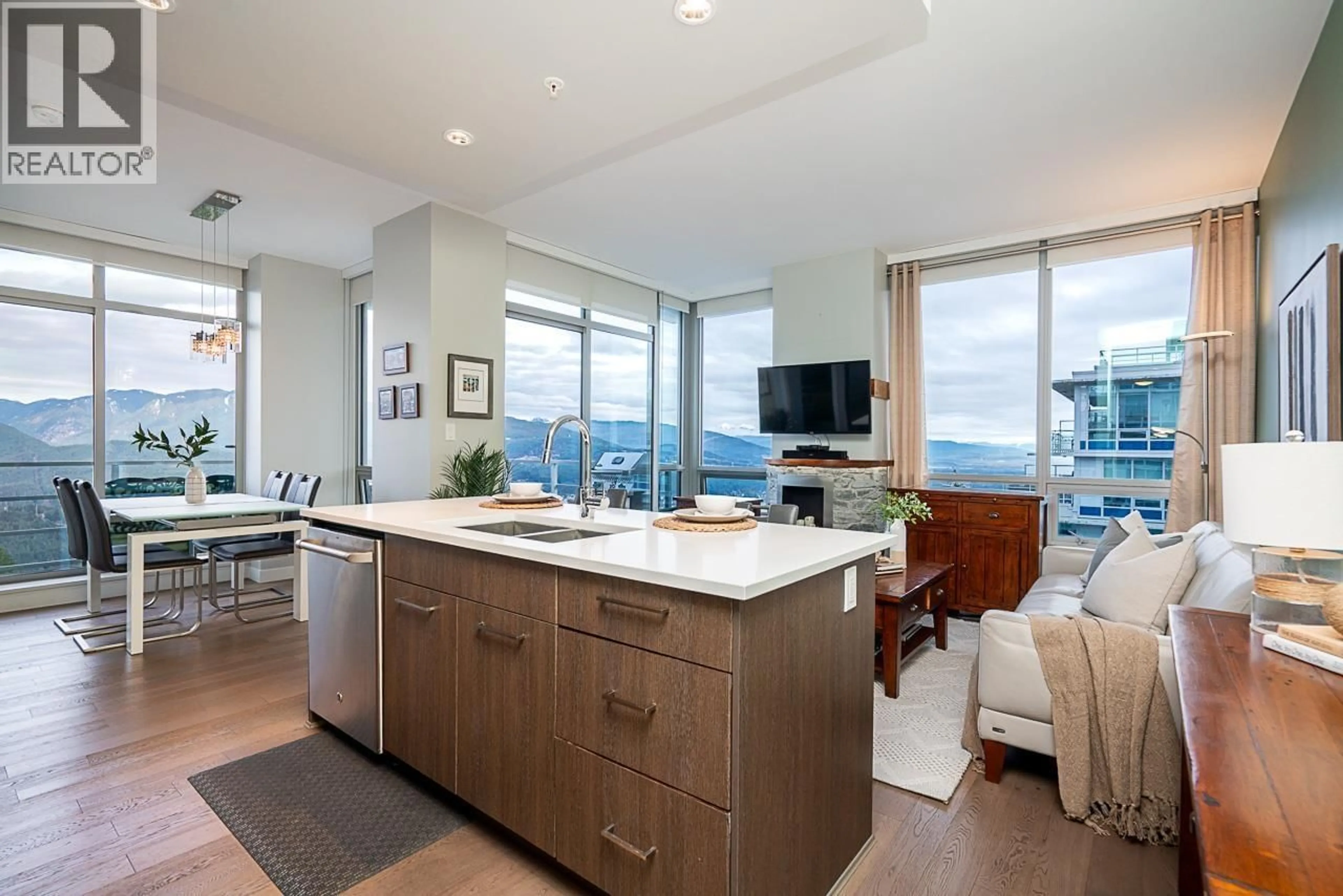 Open concept kitchen, unknown for 1506 - 9060 UNIVERSITY CRESCENT, Burnaby British Columbia V5A0E1