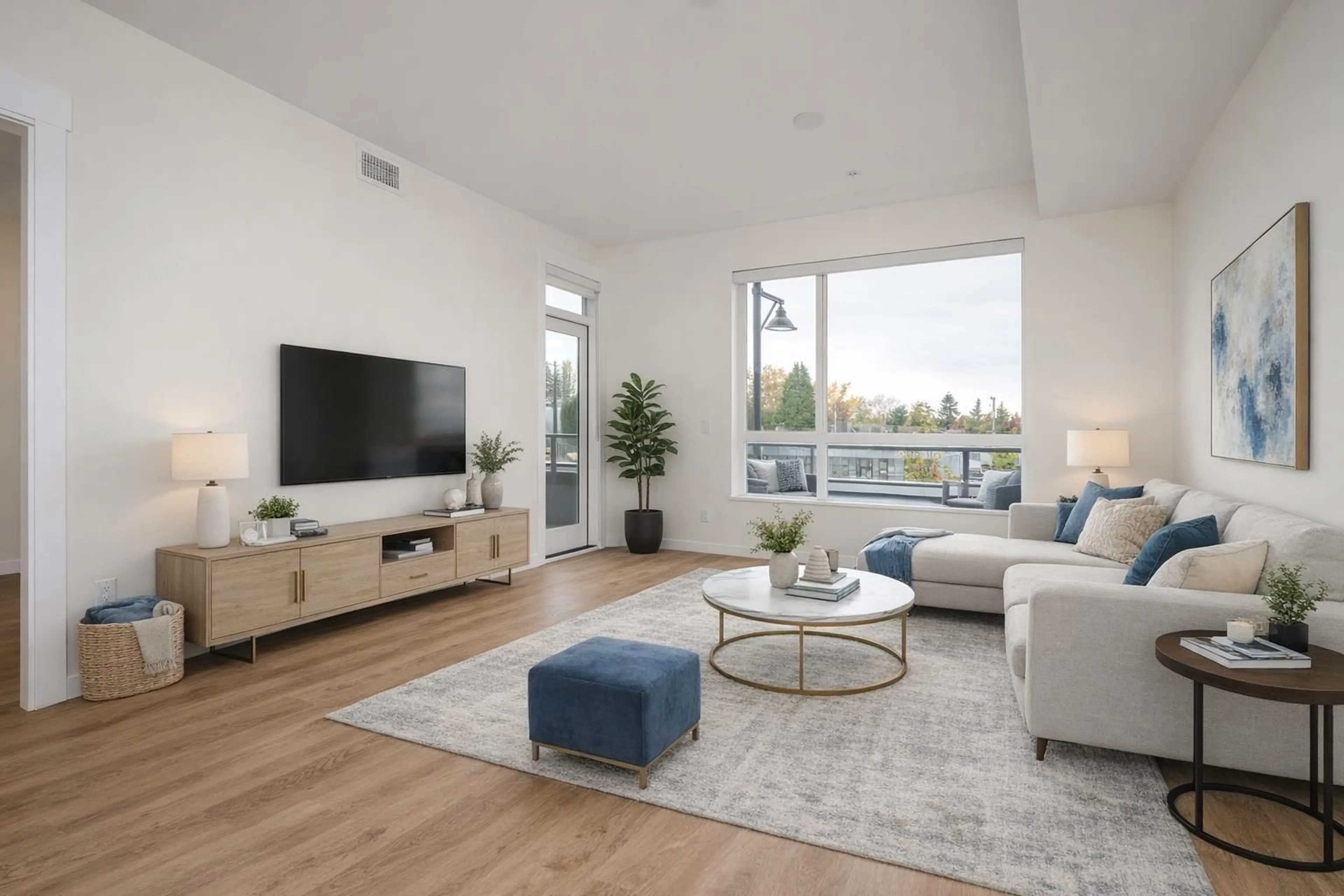 Living room with furniture, unknown for B202 - 27215 ALDERGROVE TOWN CENTRE DRIVE, Langley British Columbia V4W3N7