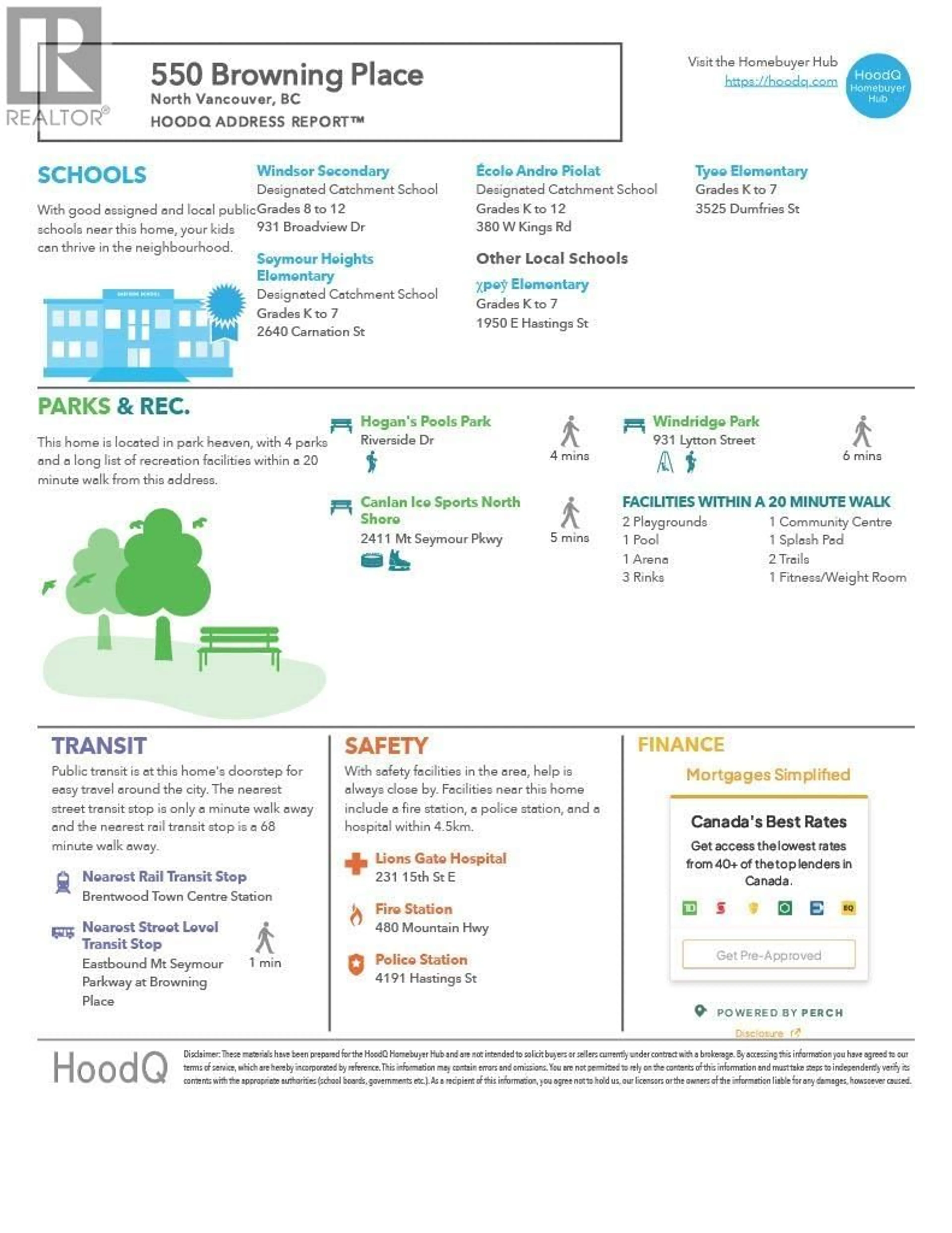 Floor plan for 25 - 550 BROWNING PLACE, North Vancouver British Columbia V7H3A9