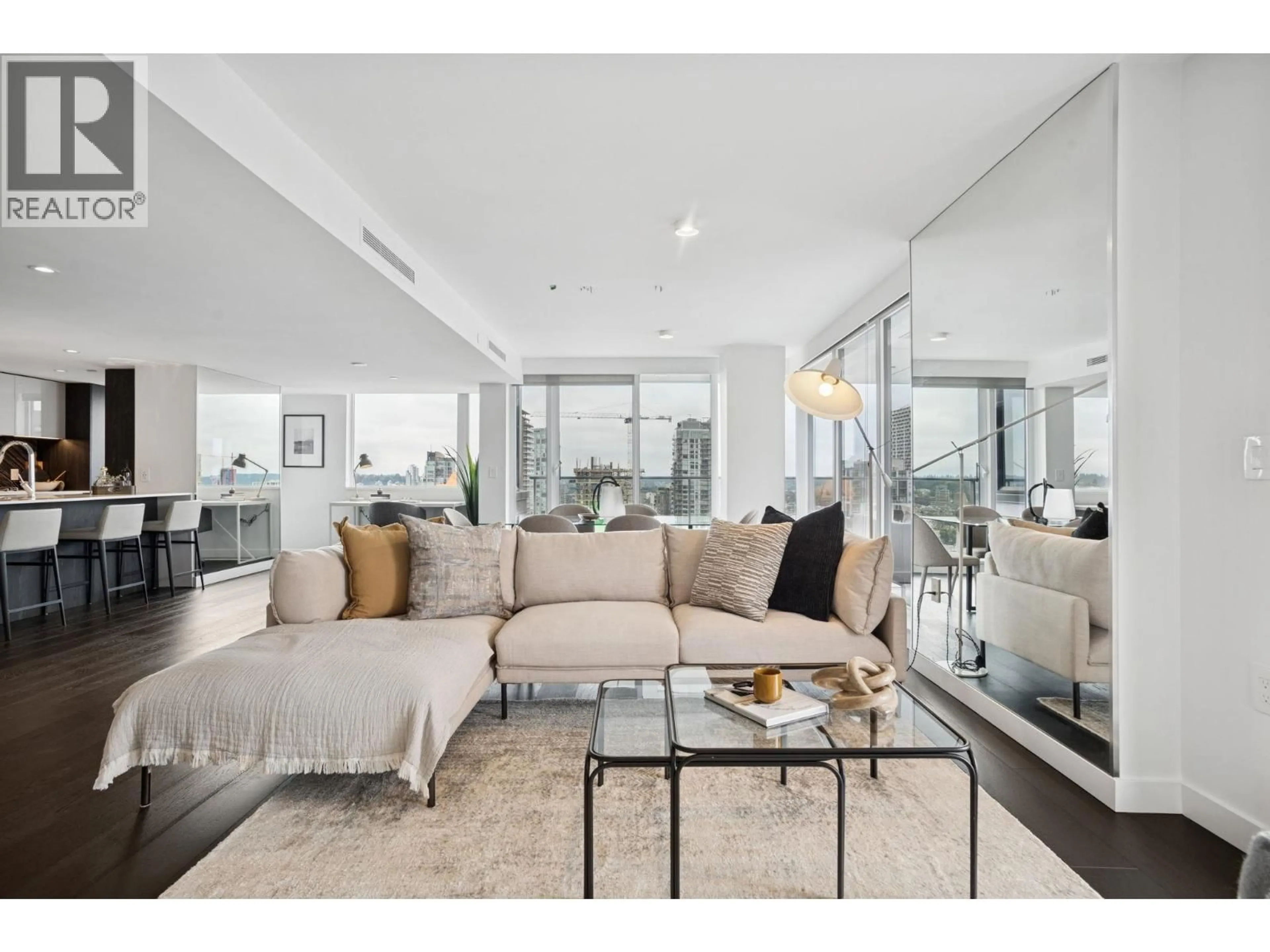 Living room with furniture, unknown for 3306 - 1111 RICHARDS STREET, Vancouver British Columbia V6B0S3