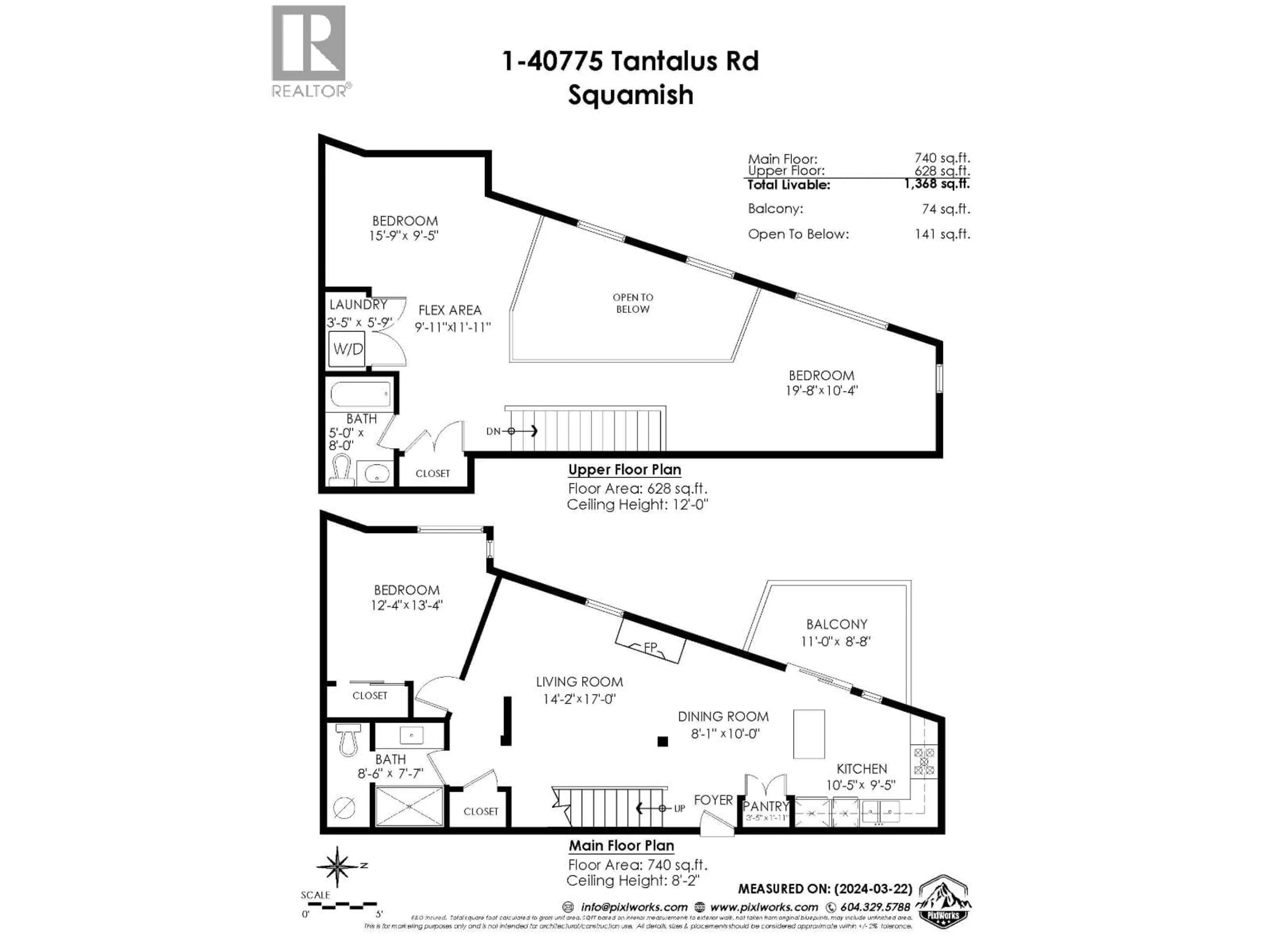 Floor plan for 1 - 40775 TANTALUS ROAD, Squamish British Columbia V8B0N2