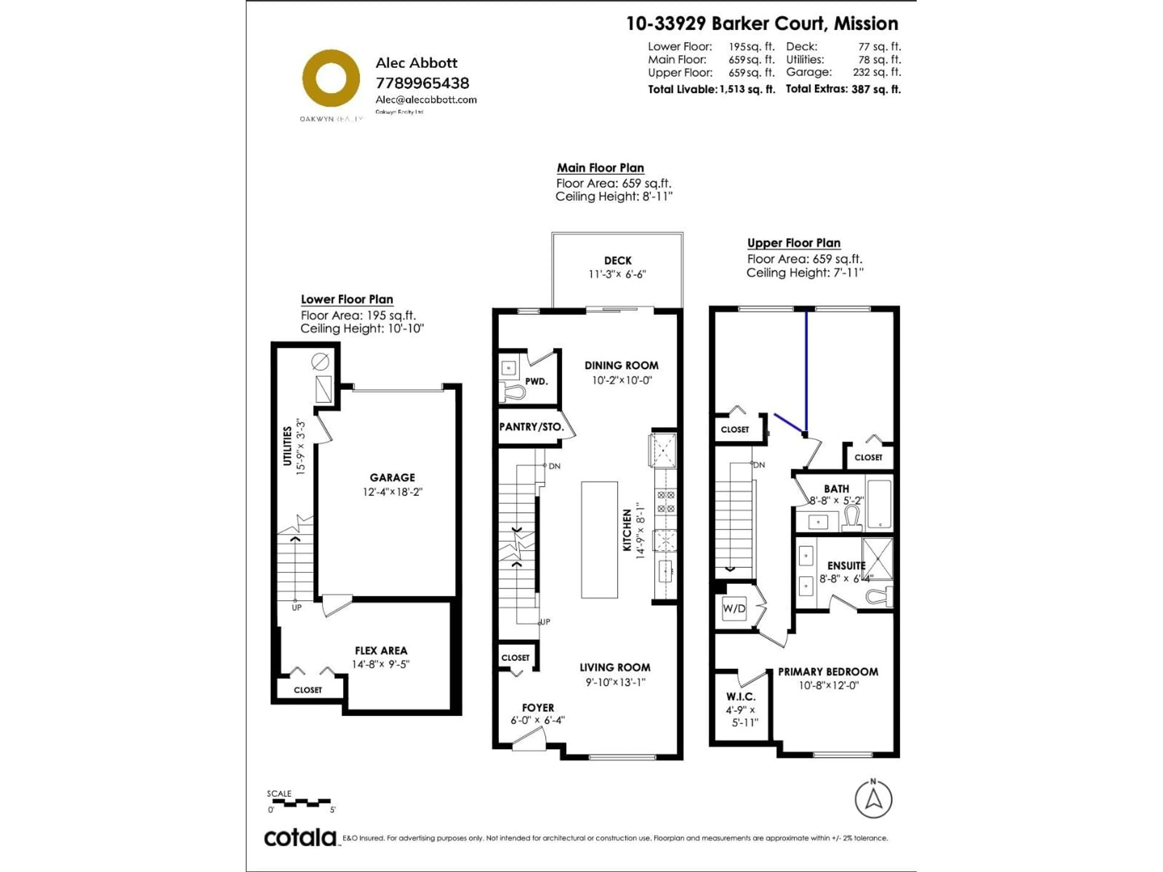 Floor plan for 10 - 33929 BARKER COURT, Mission British Columbia V2V0K2