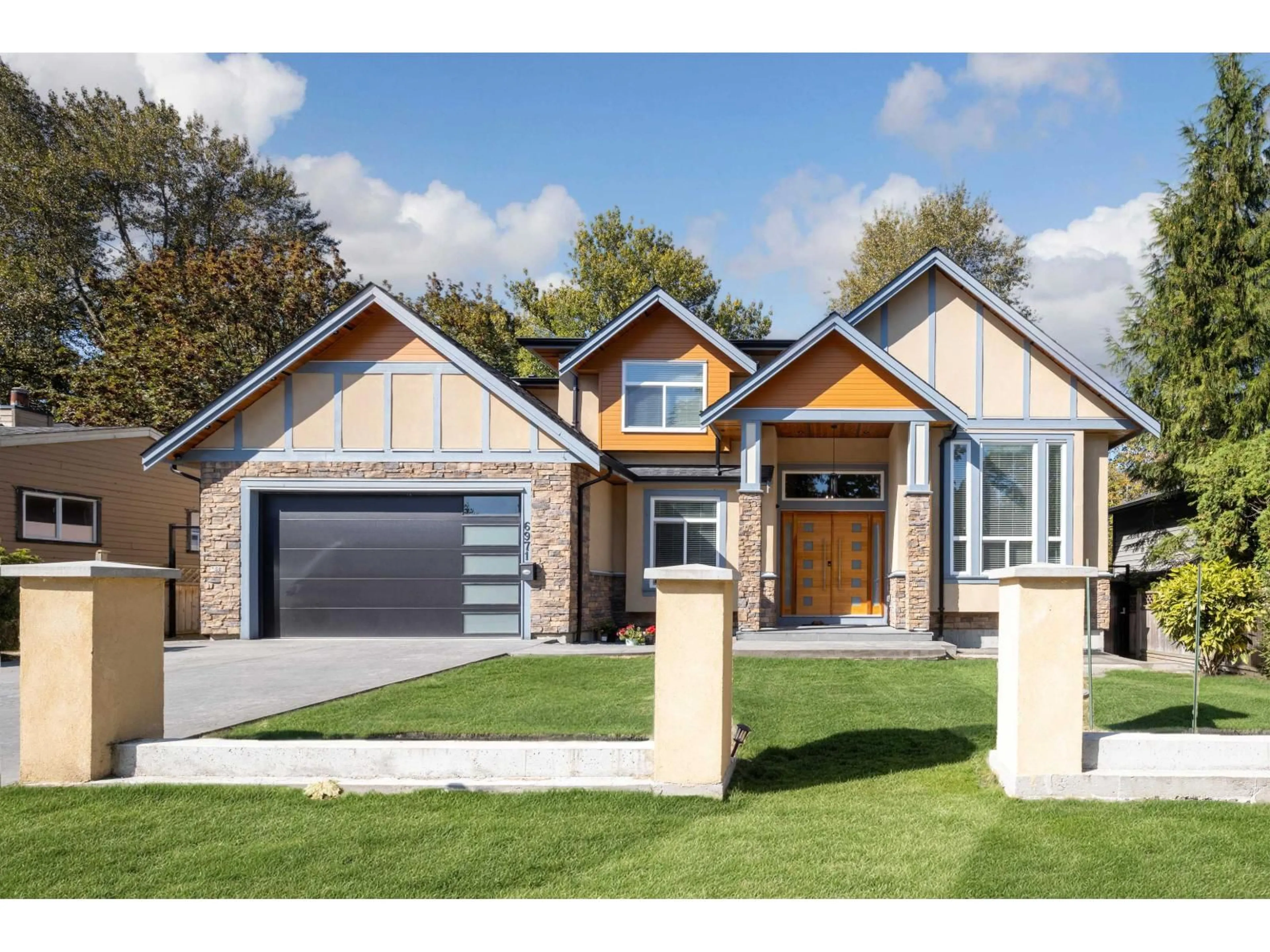 Home with brick exterior material, street for 6971 WESTVIEW DRIVE, Delta British Columbia V4E2L7