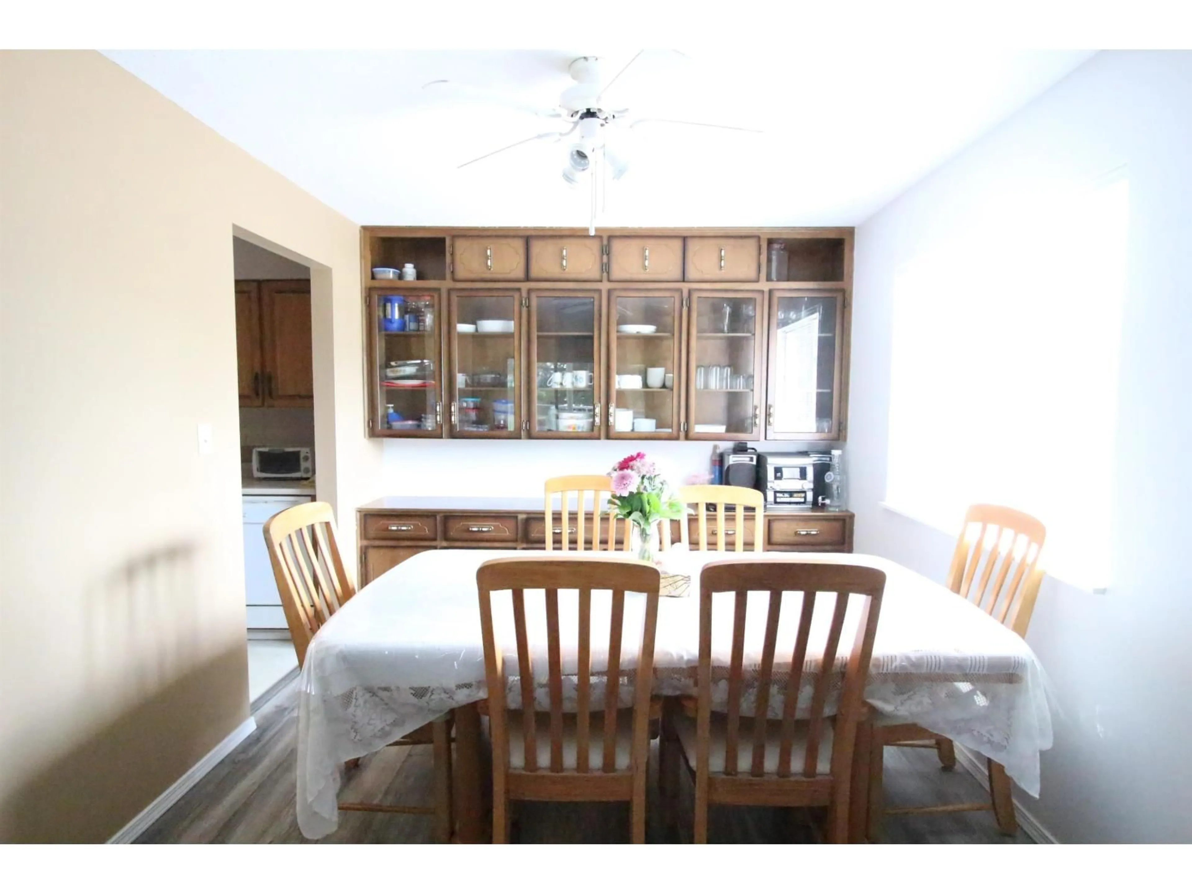 Dining room, wood/laminate floor for 204 - 32025 TIMS AVENUE, Abbotsford British Columbia V2T2H3