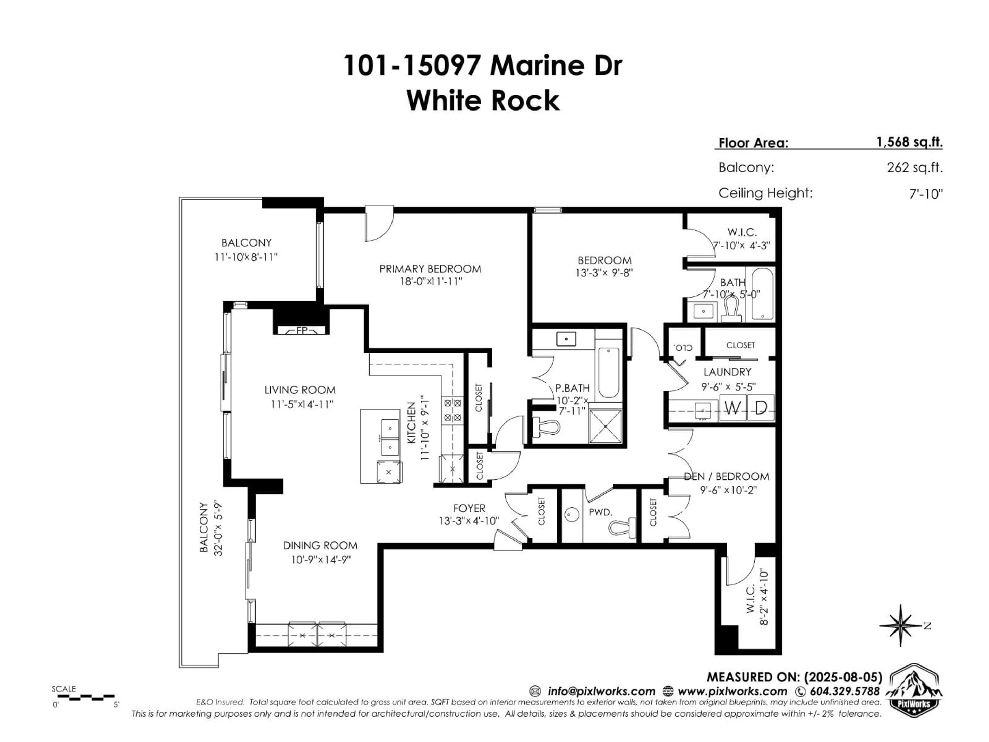 Floor plan for 101 - 15097 MARINE DRIVE, White Rock British Columbia V4B1C5