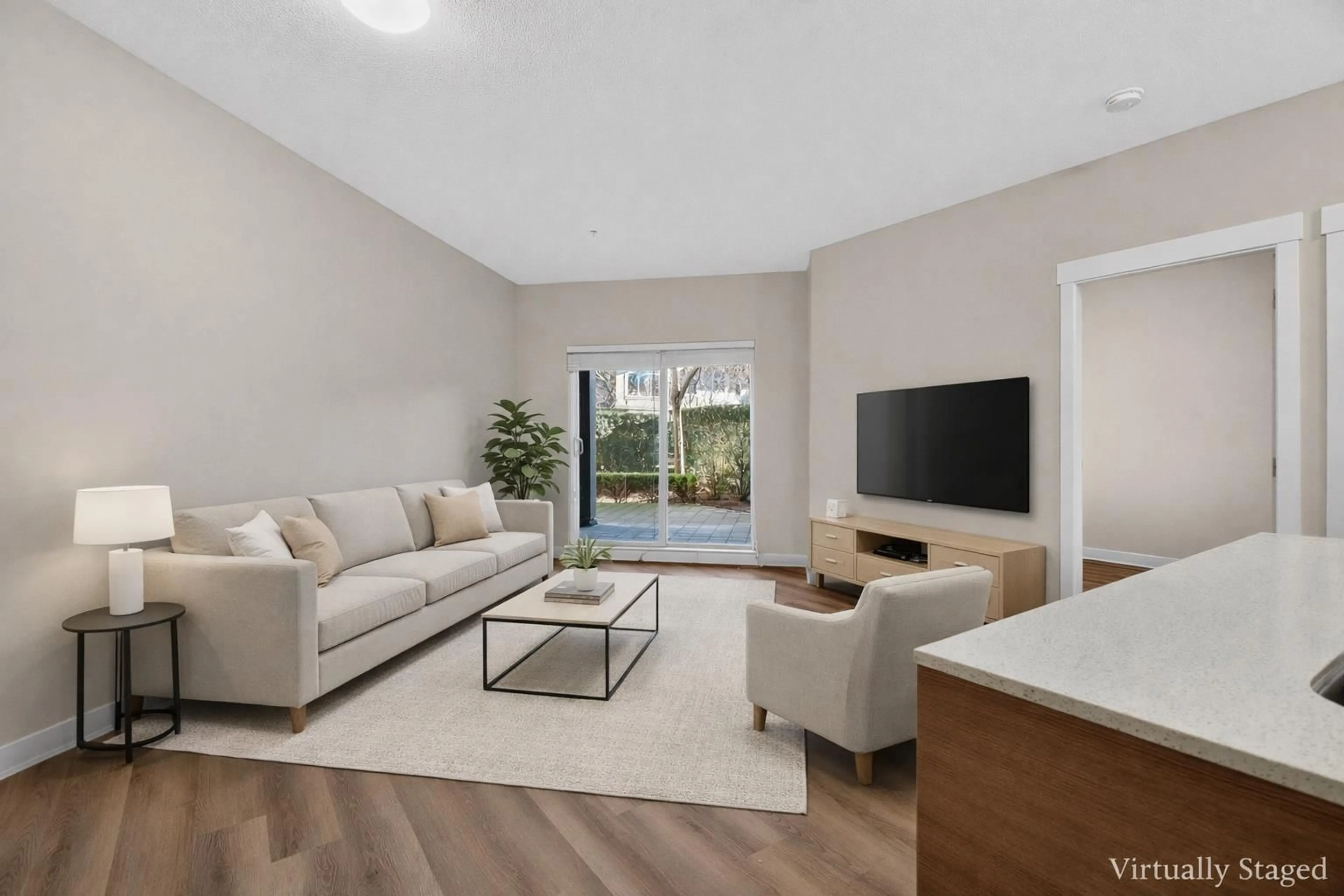 Living room with furniture, unknown for 229 - 18818 68 AVENUE, Surrey British Columbia V4N6K2