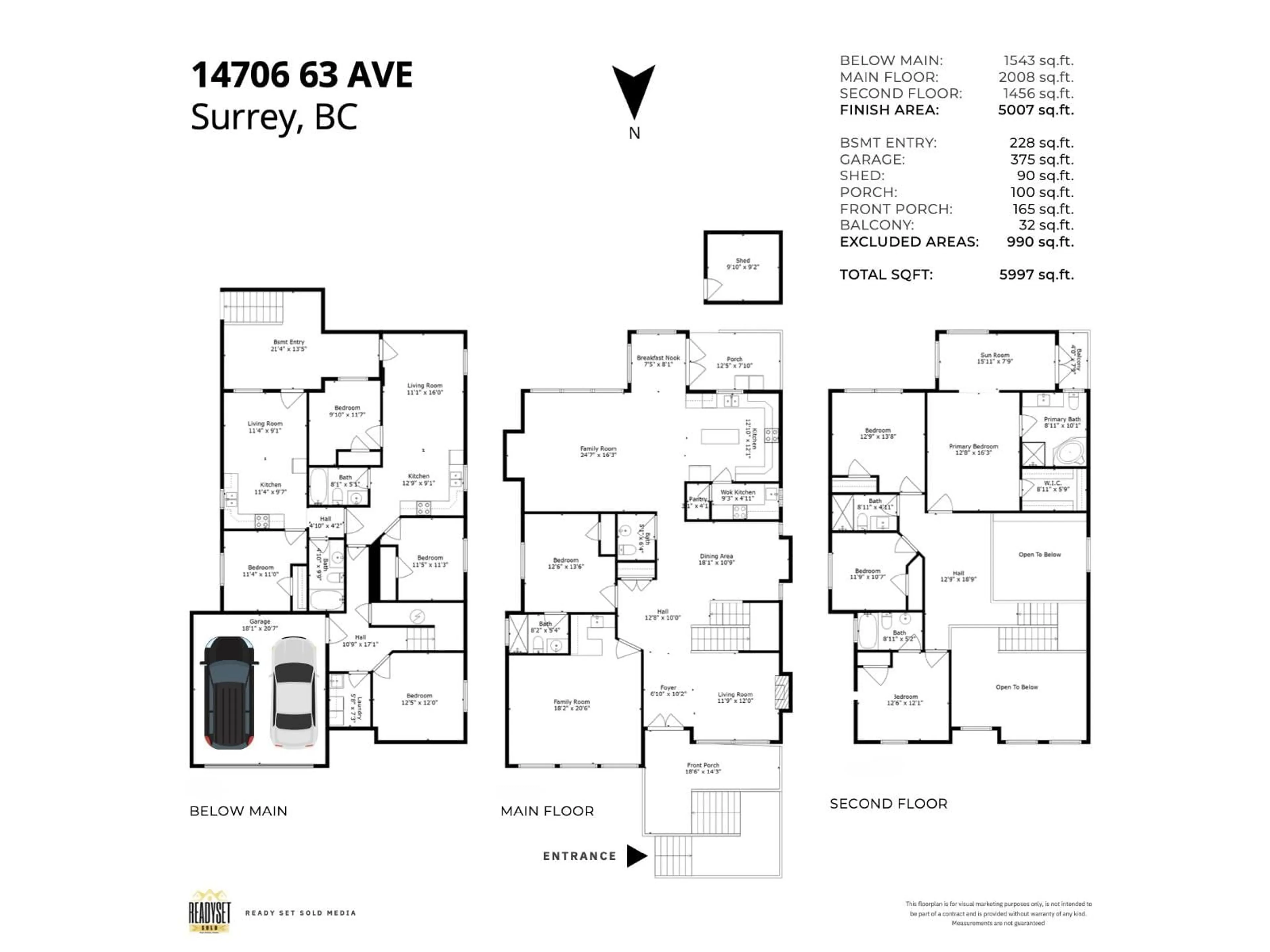 Floor plan for 14706 63 AVE, Surrey British Columbia V3S3T1