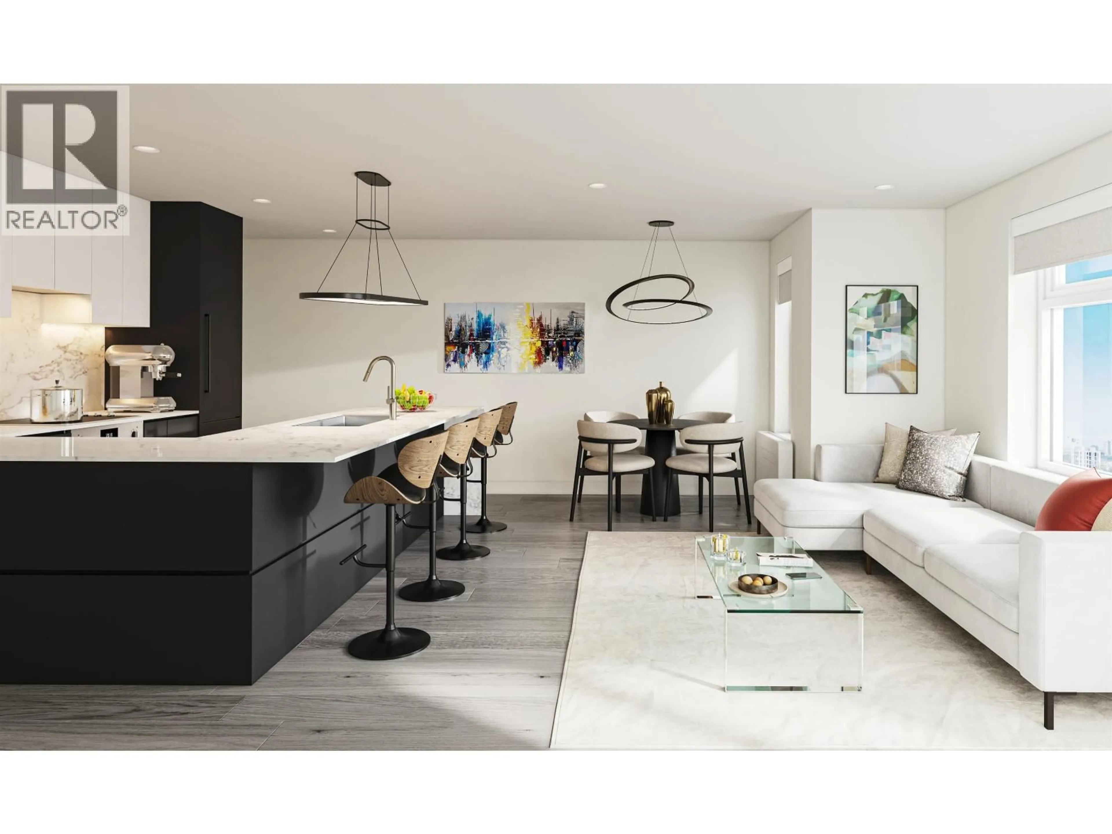 Open concept kitchen, ceramic/tile floor for 406 - 2670 GARDEN DRIVE, Vancouver British Columbia V5N4X7