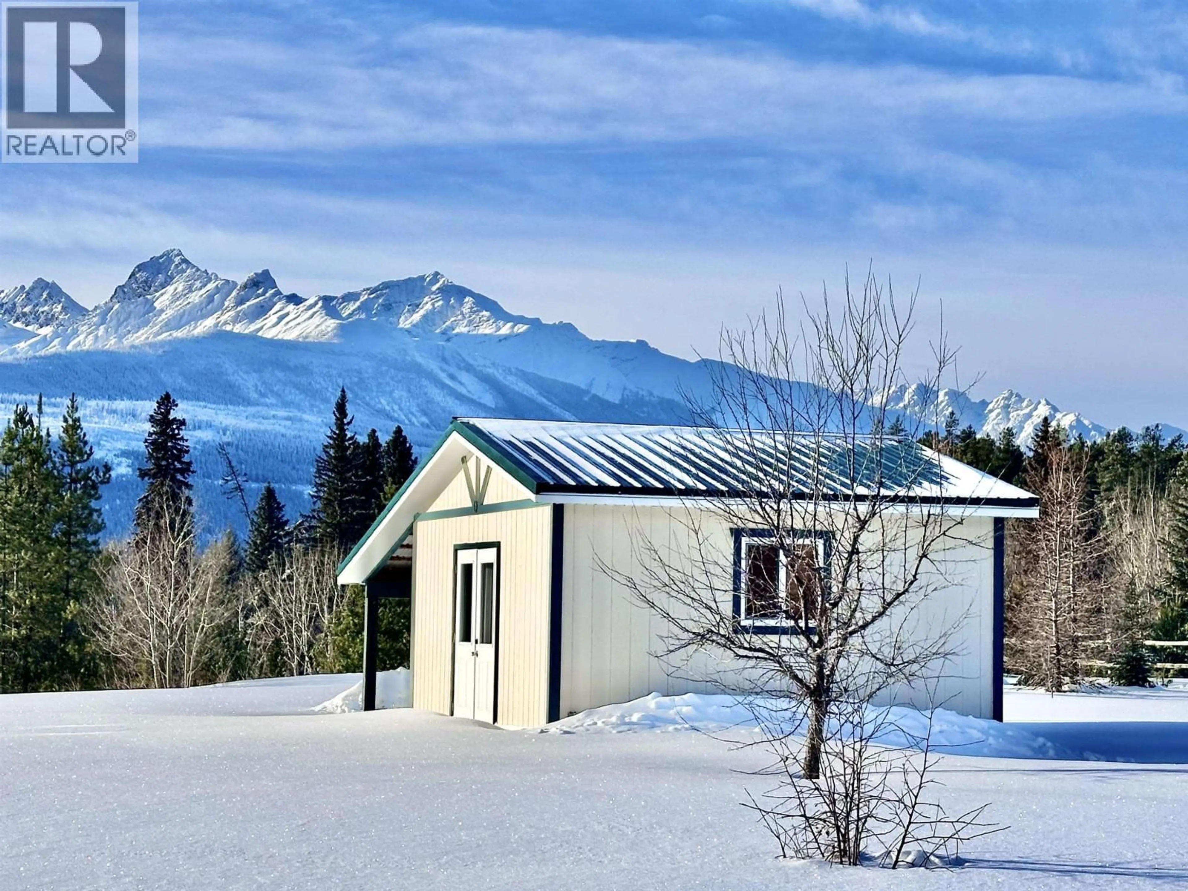 A pic from outside/outdoor area/front of a property/back of a property/a pic from drone, mountain view for 3235 MCLENNAN ROAD, Valemount British Columbia V0E2Z0