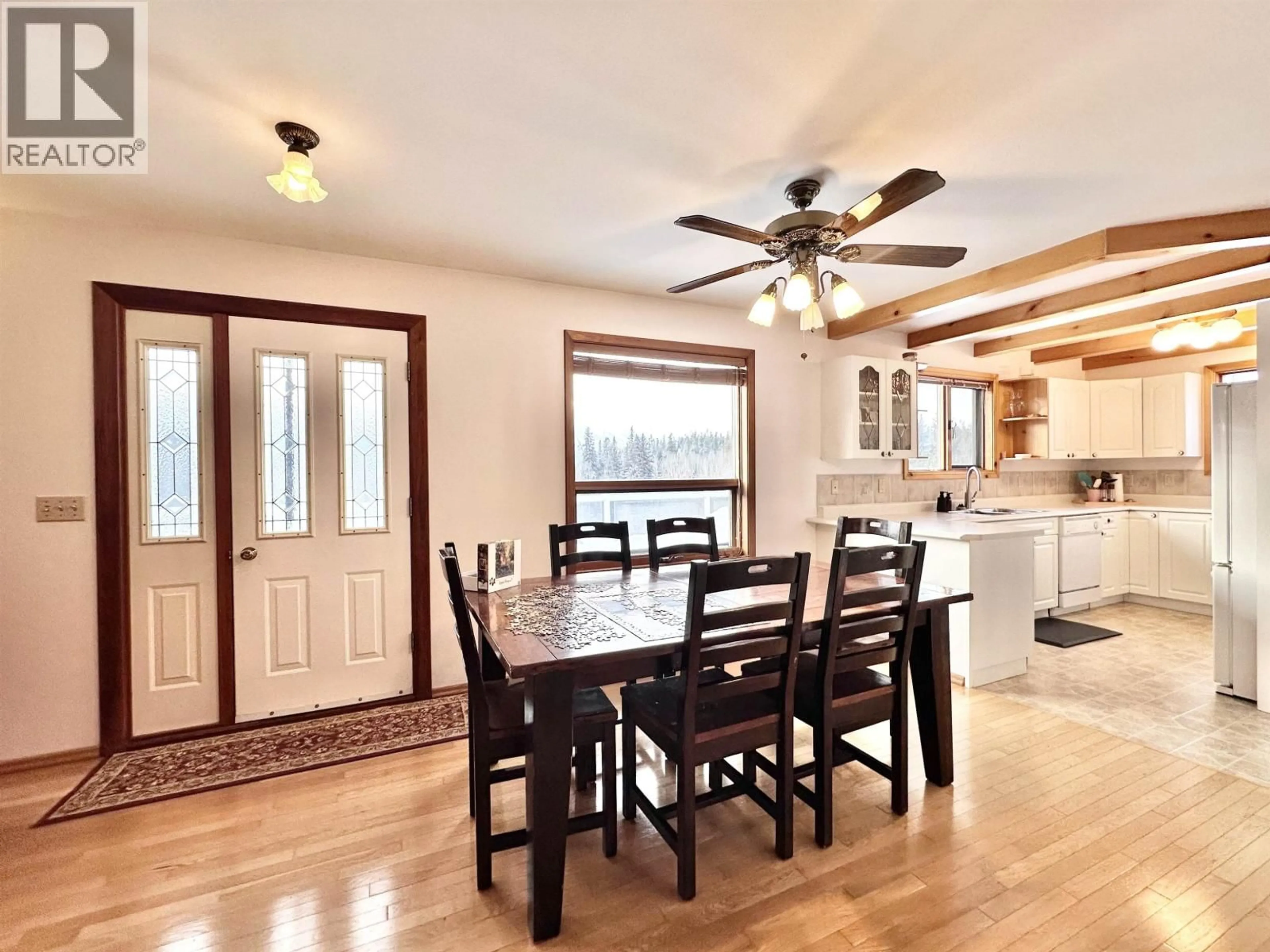 Open concept kitchen, wood/laminate floor for 3235 MCLENNAN ROAD, Valemount British Columbia V0E2Z0