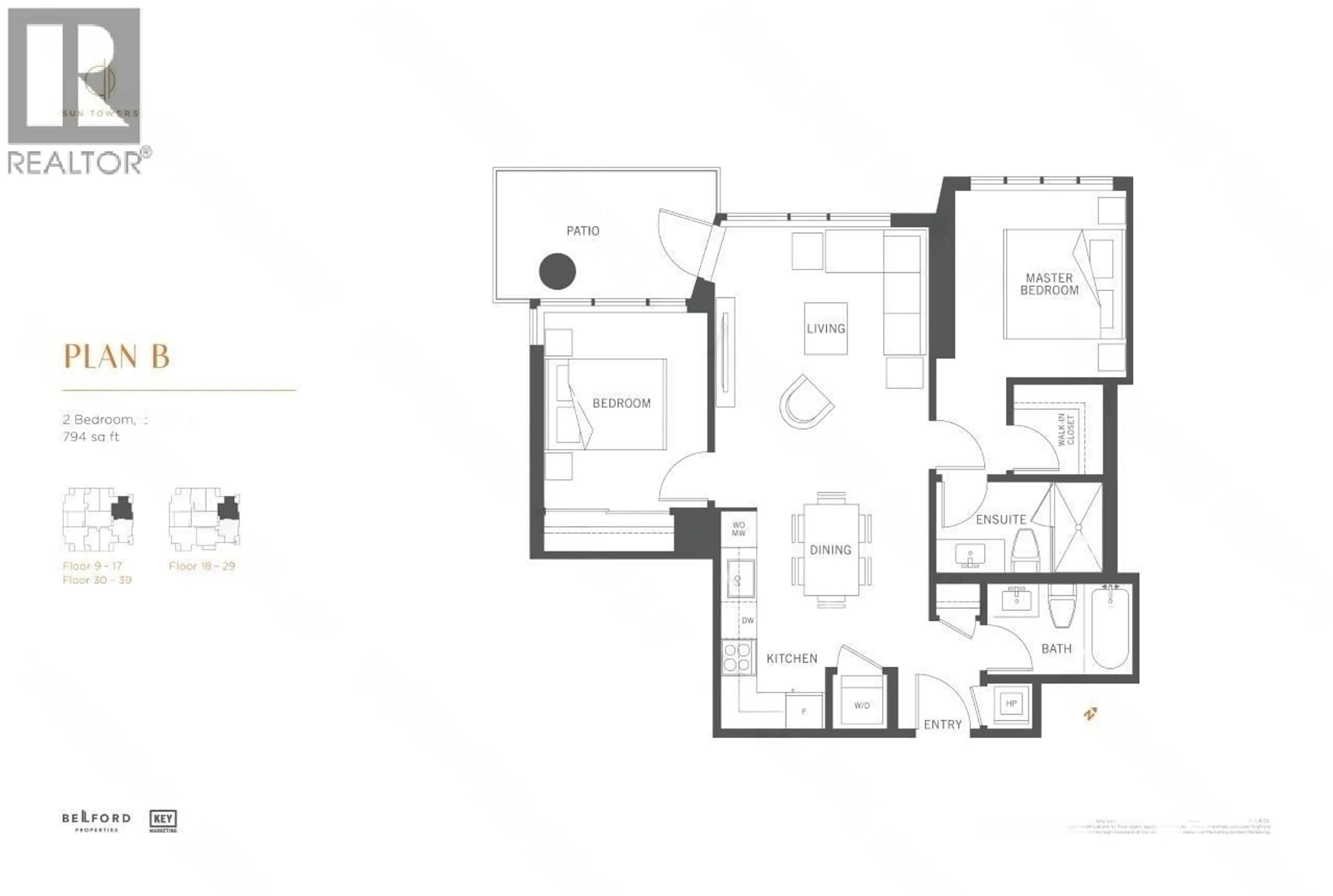 Floor plan for 2902 - 4458 BERESFORD STREET, Burnaby British Columbia V5H0J1